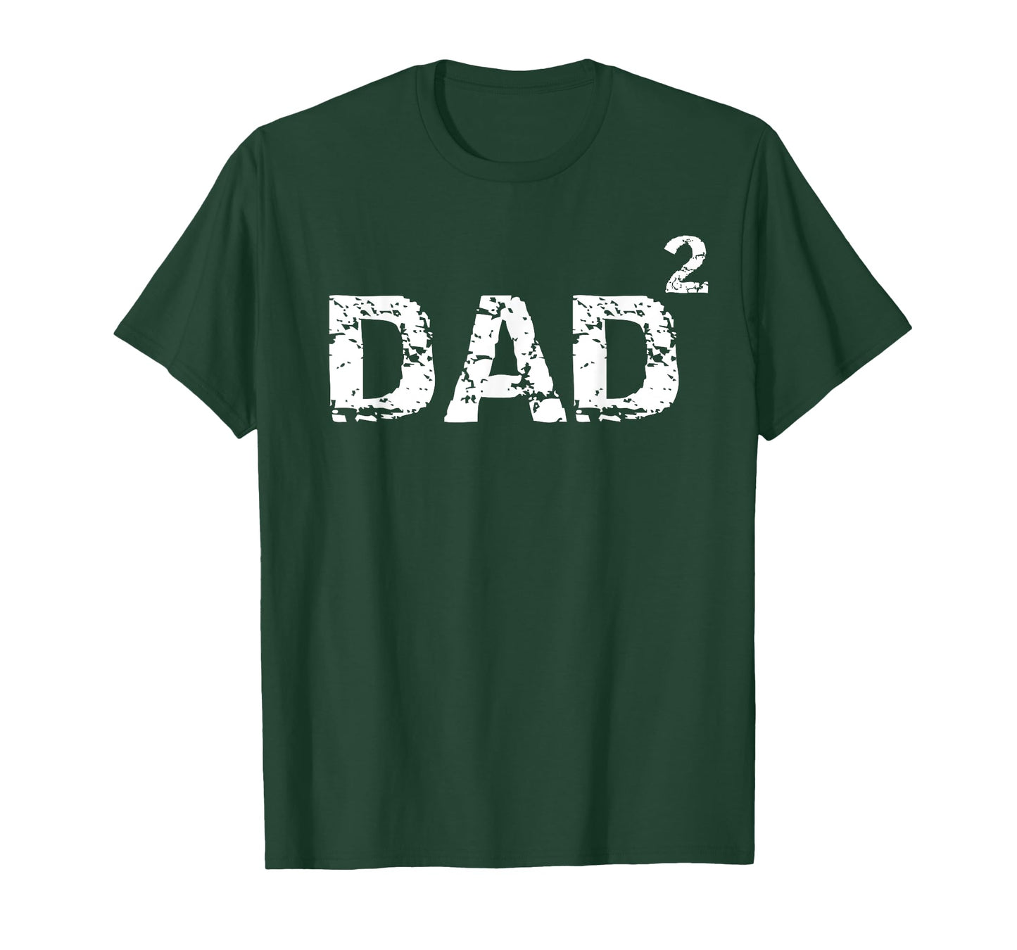 Father's Day Gift from Kids Dad of 2 Funny Dad Squared T-Shirt