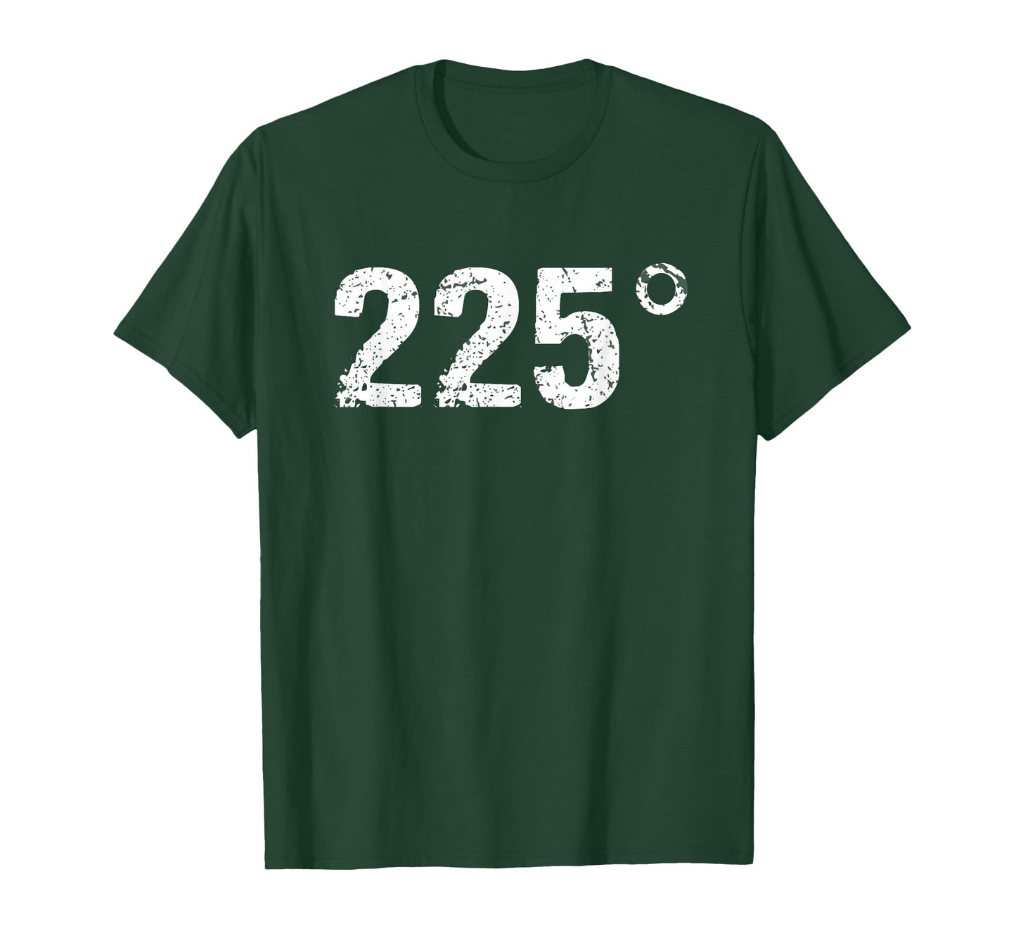 225 Degrees Funny BBQ Grilling Smoking Distressed T-Shirt