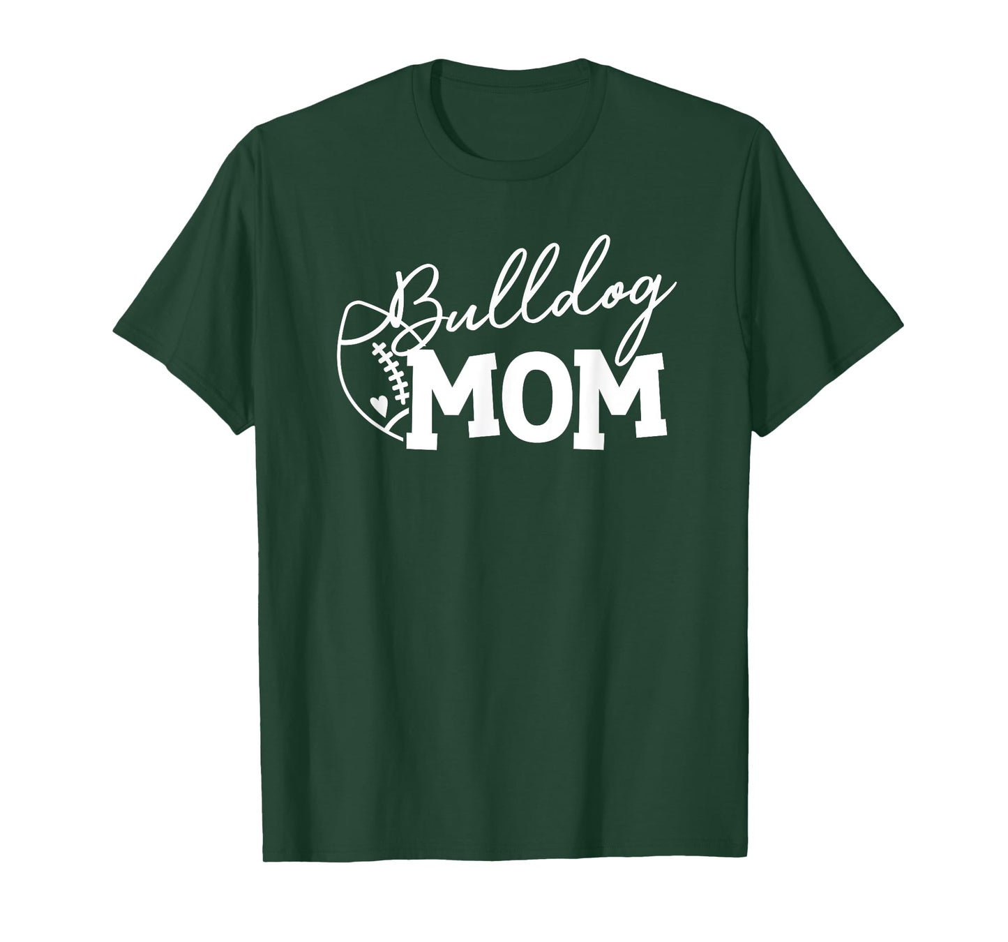 Bulldog Football Mom T-Shirt