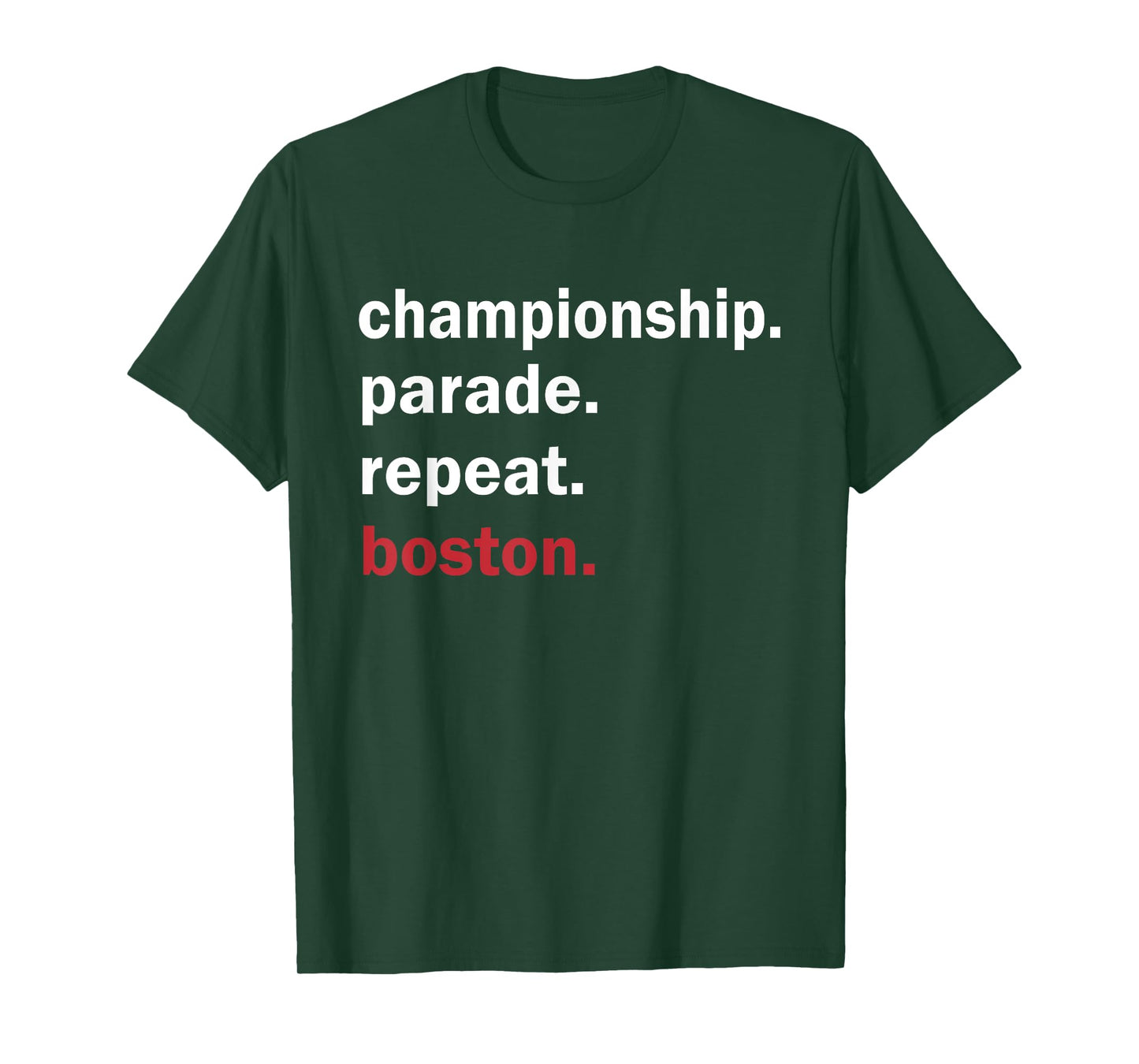 Championship Parade Apparel Boston Celtics Unisex-Youth T-Shirt Black Small Modern Fun Tee