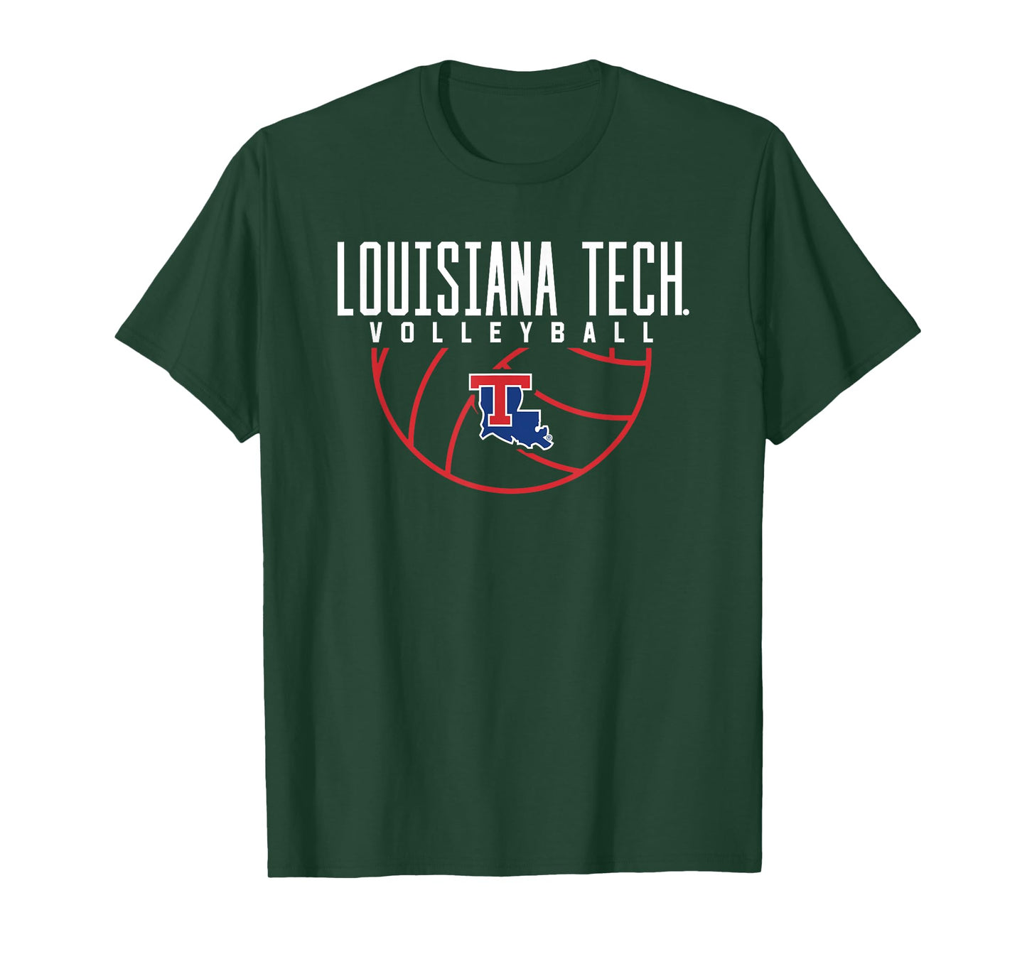 Louisiana Tech Bulldogs Volleyball Arch T-Shirt