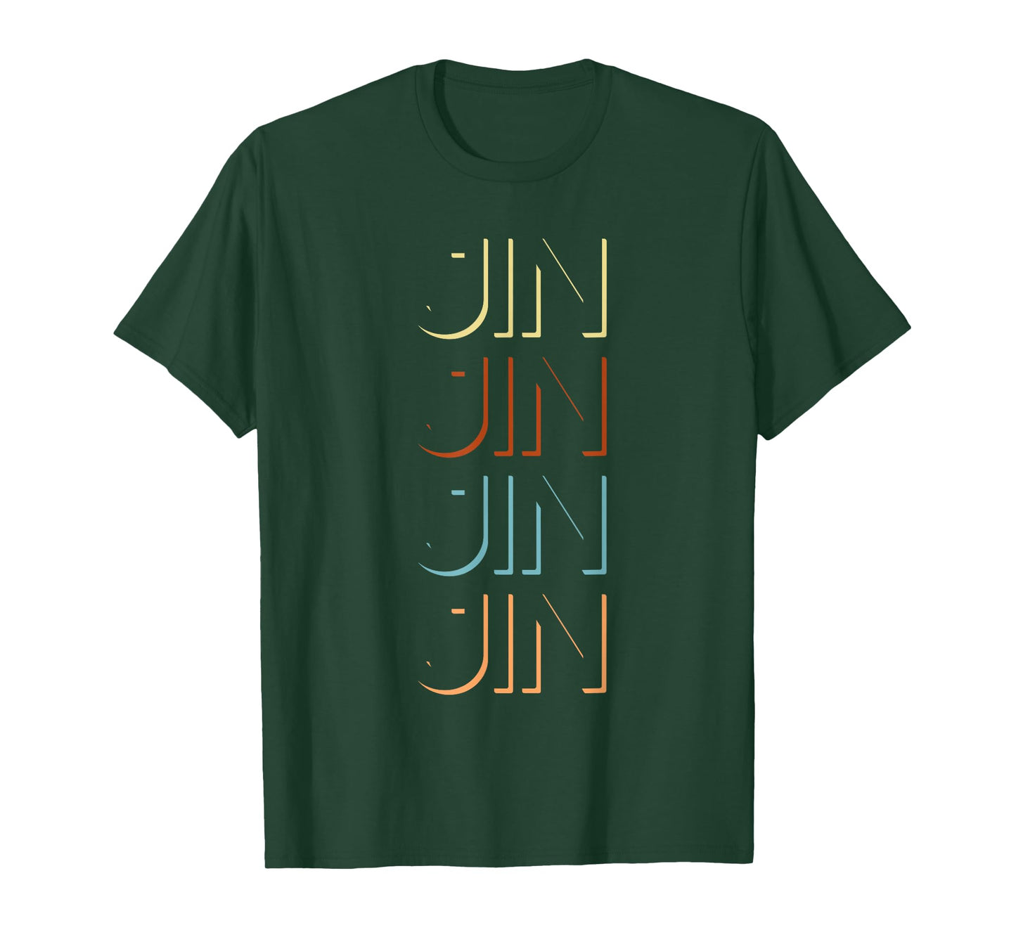 Jin First Name Tshirt My Personalized Tee Named T-Shirt