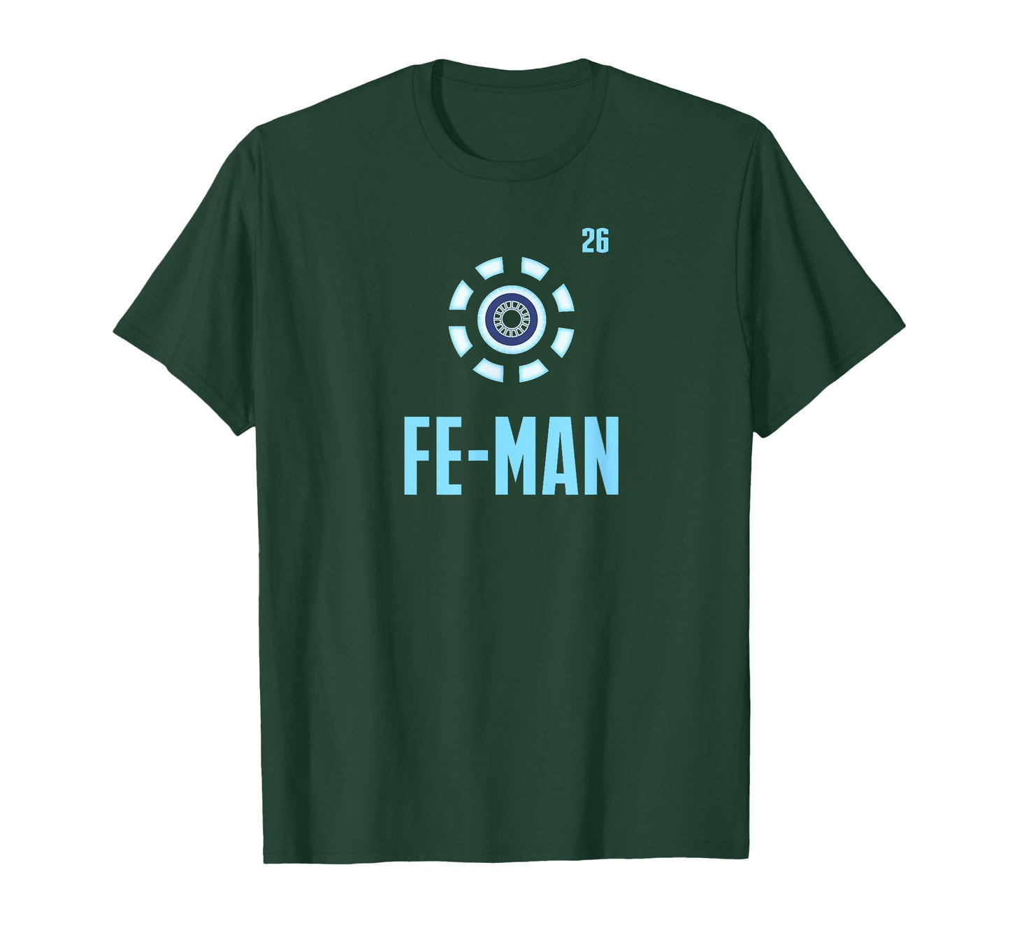 Fe Man Iron Man Funny Science Chemistry T-Shirt