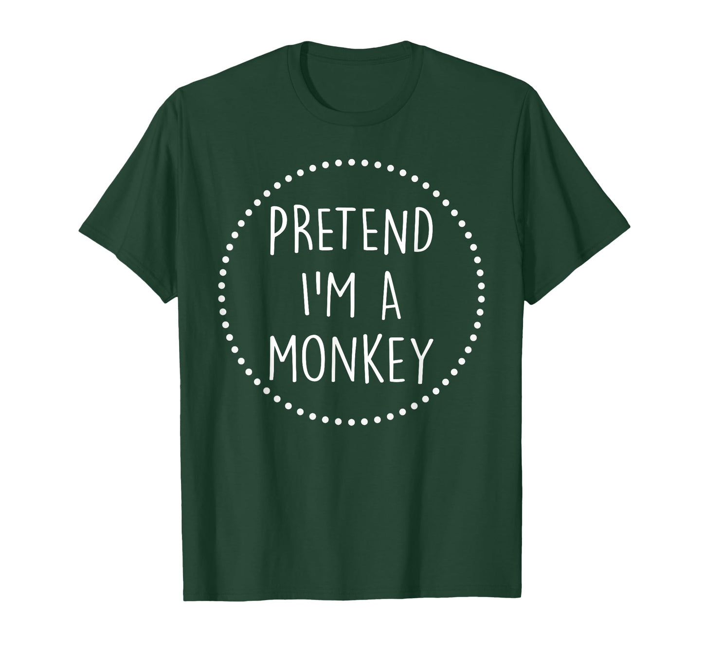 Pretend Im a Monkey Halloween Costume T-Shirt