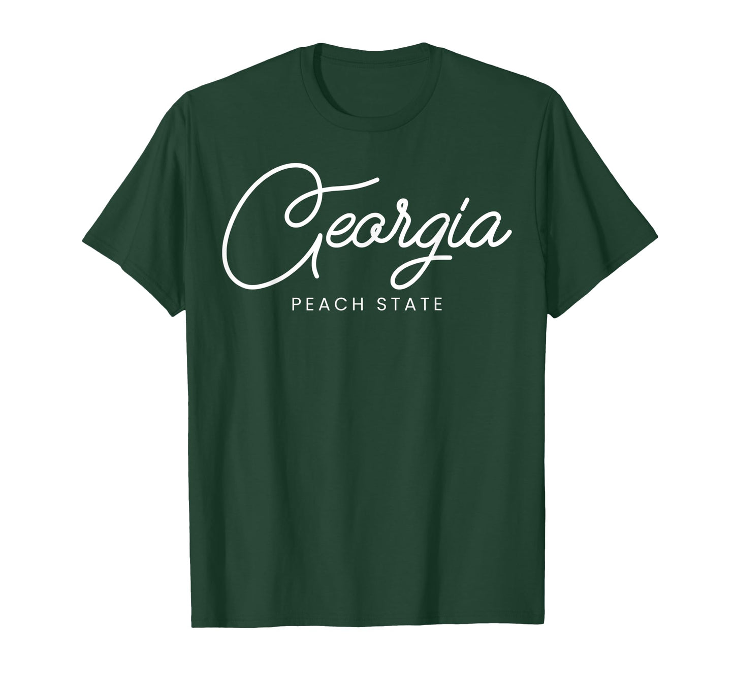 Georgia Gifts Shirt GA Graphic Tees For Women. Peach State T-Shirt