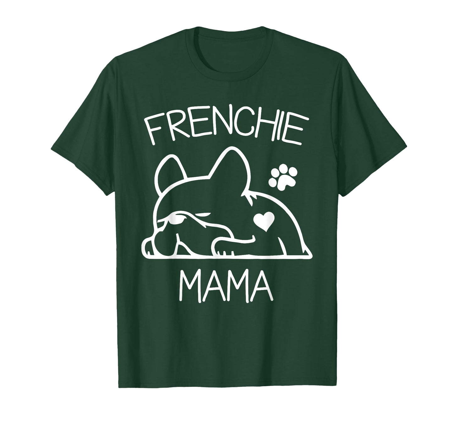 Frenchie Mama Tshirt French Bulldog Shirt for women wife T-Shirt