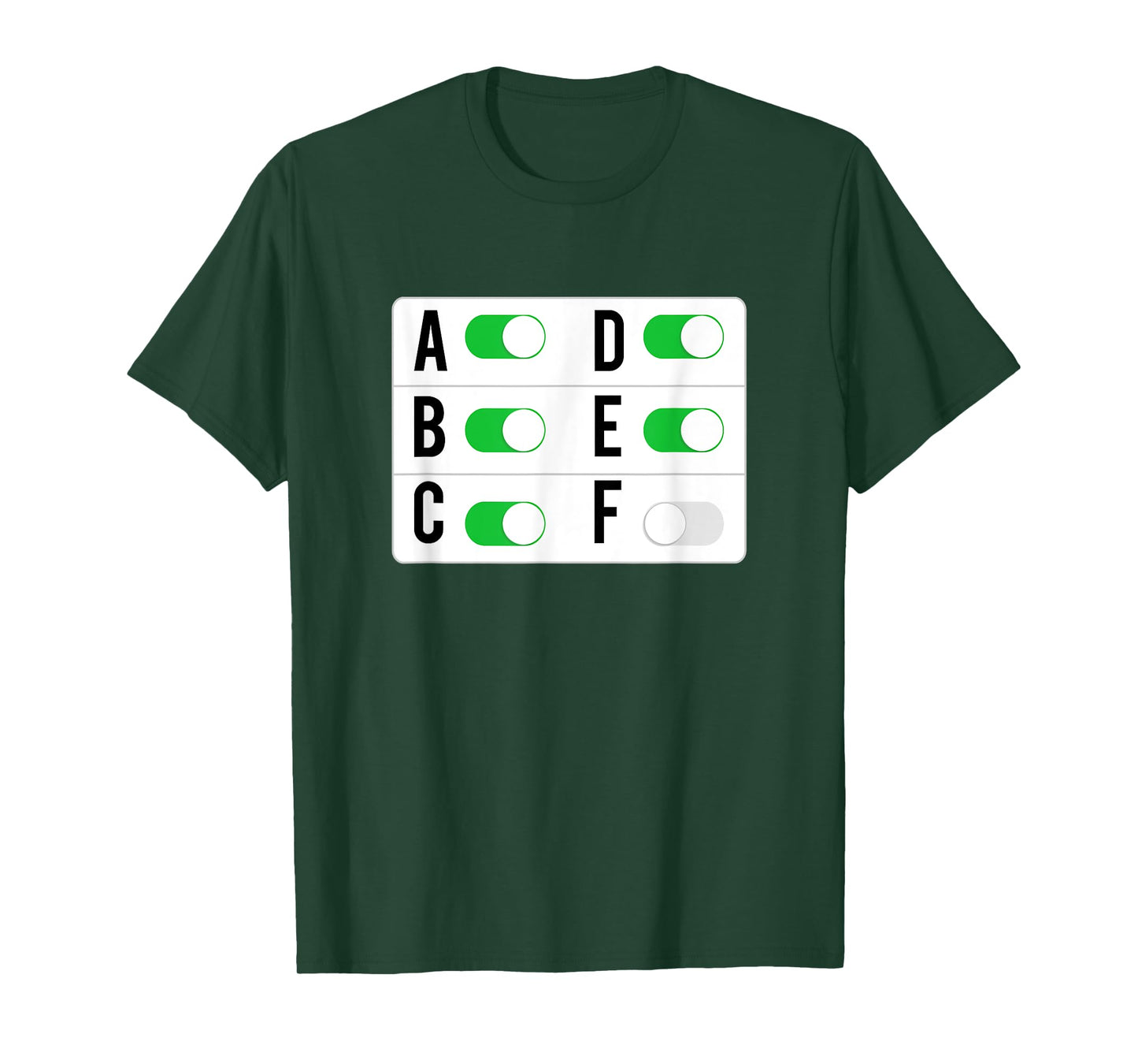 Fuck Off Button T-Shirt | Funny Offensive Sayings Graphic T-Shirt