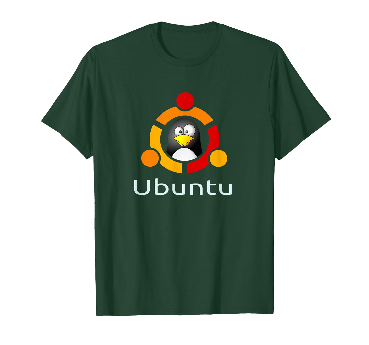 Ubuntu Linux Os T-Shirt funny Tux Penguin Tee-Shirt T-Shirt
