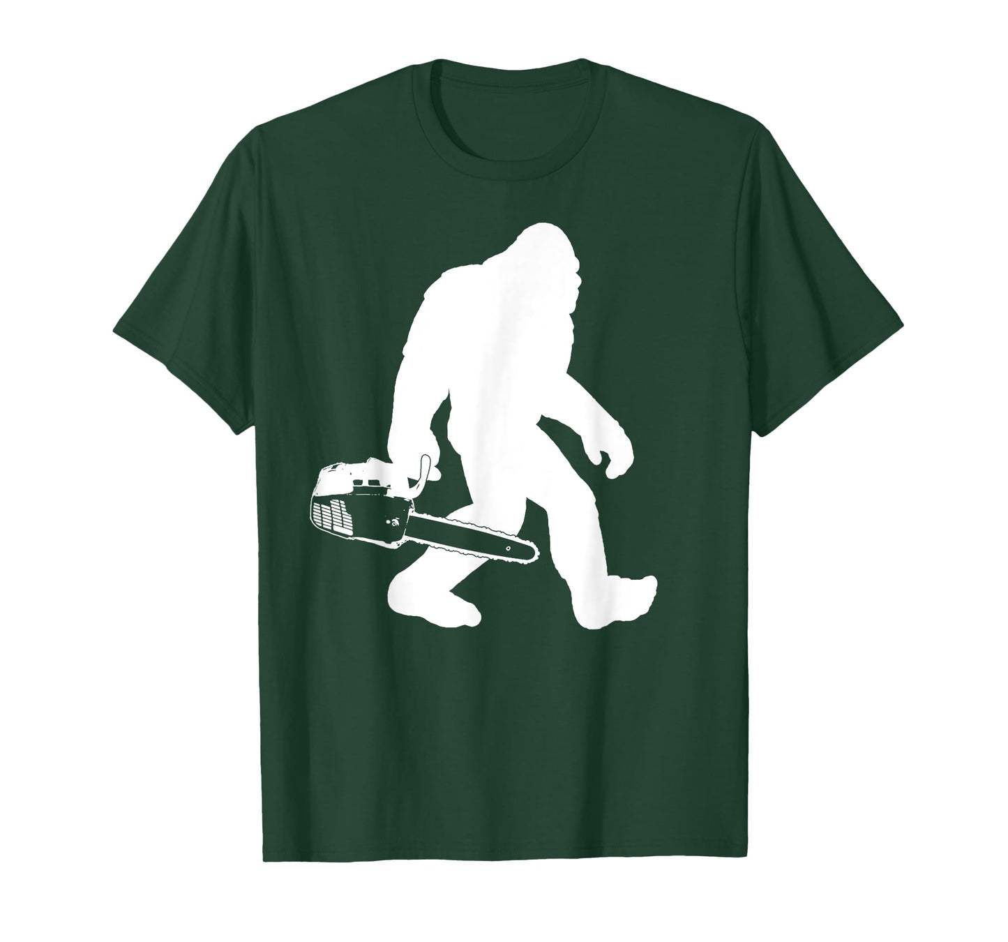 Lumberjack Bigfoot Chainsaw Sasquatch Logger Funny T-Shirt