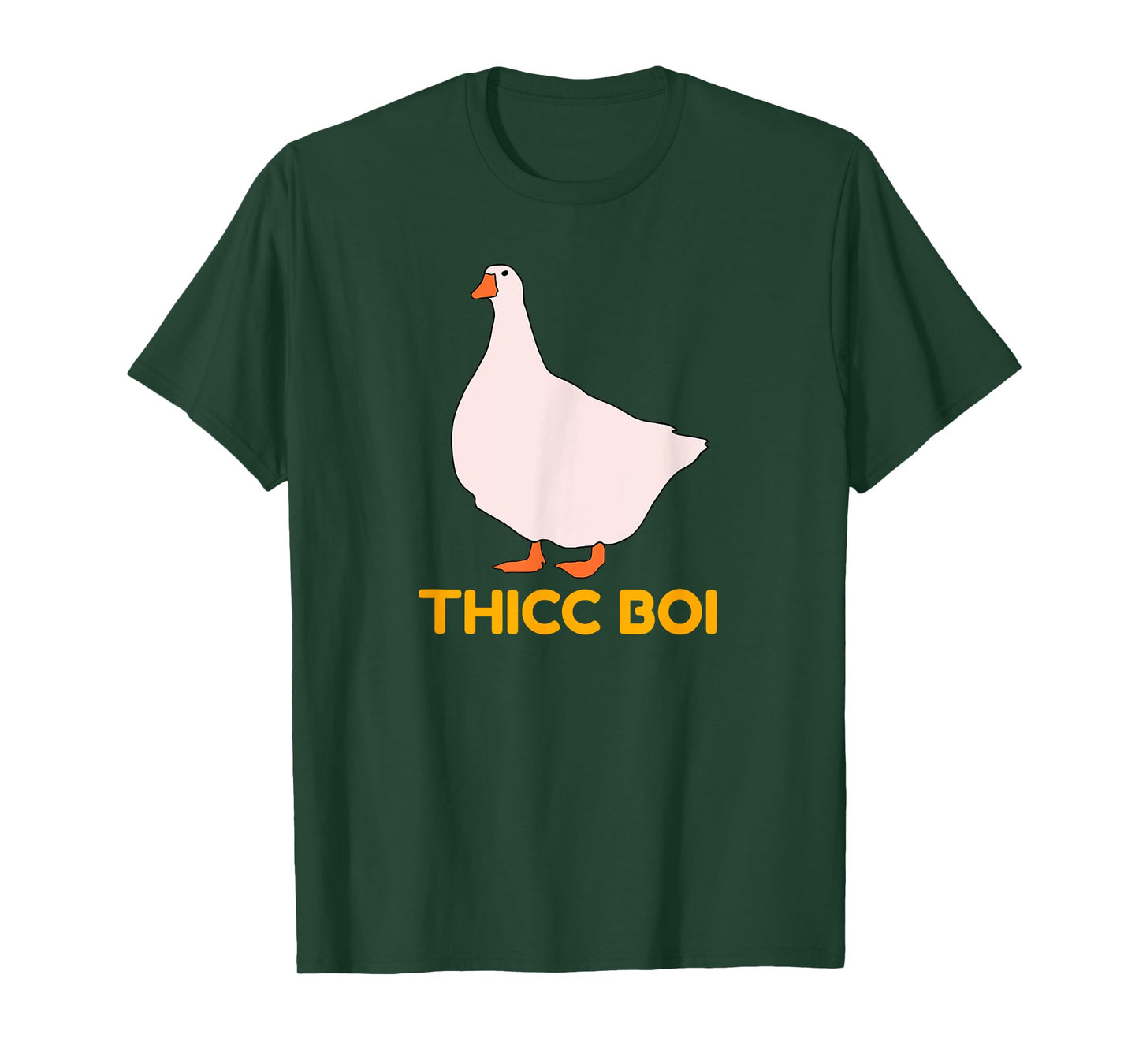 Funny Chunky Animal Chonky Goose Thicc Boi T-Shirt