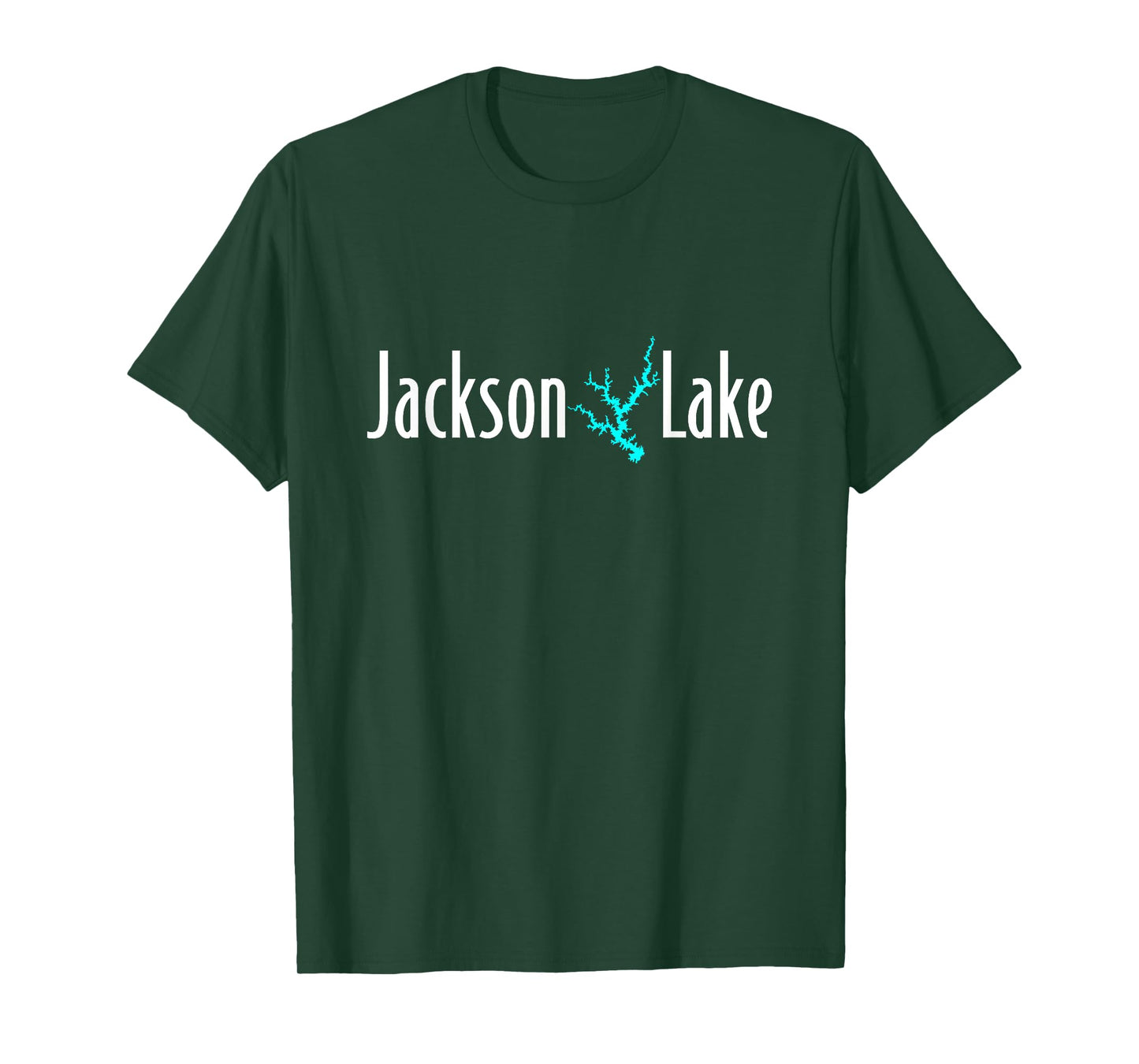 Minimalist Jackson Lake - Georgia T-Shirt