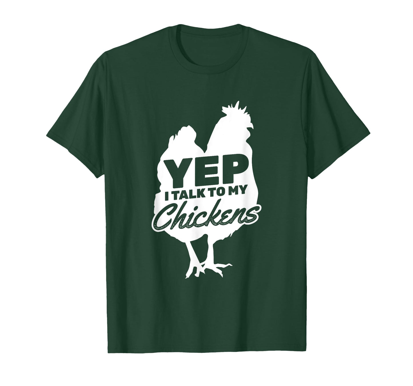 I Talk To My Chickens Farmer Chicken Owner T-Shirt
