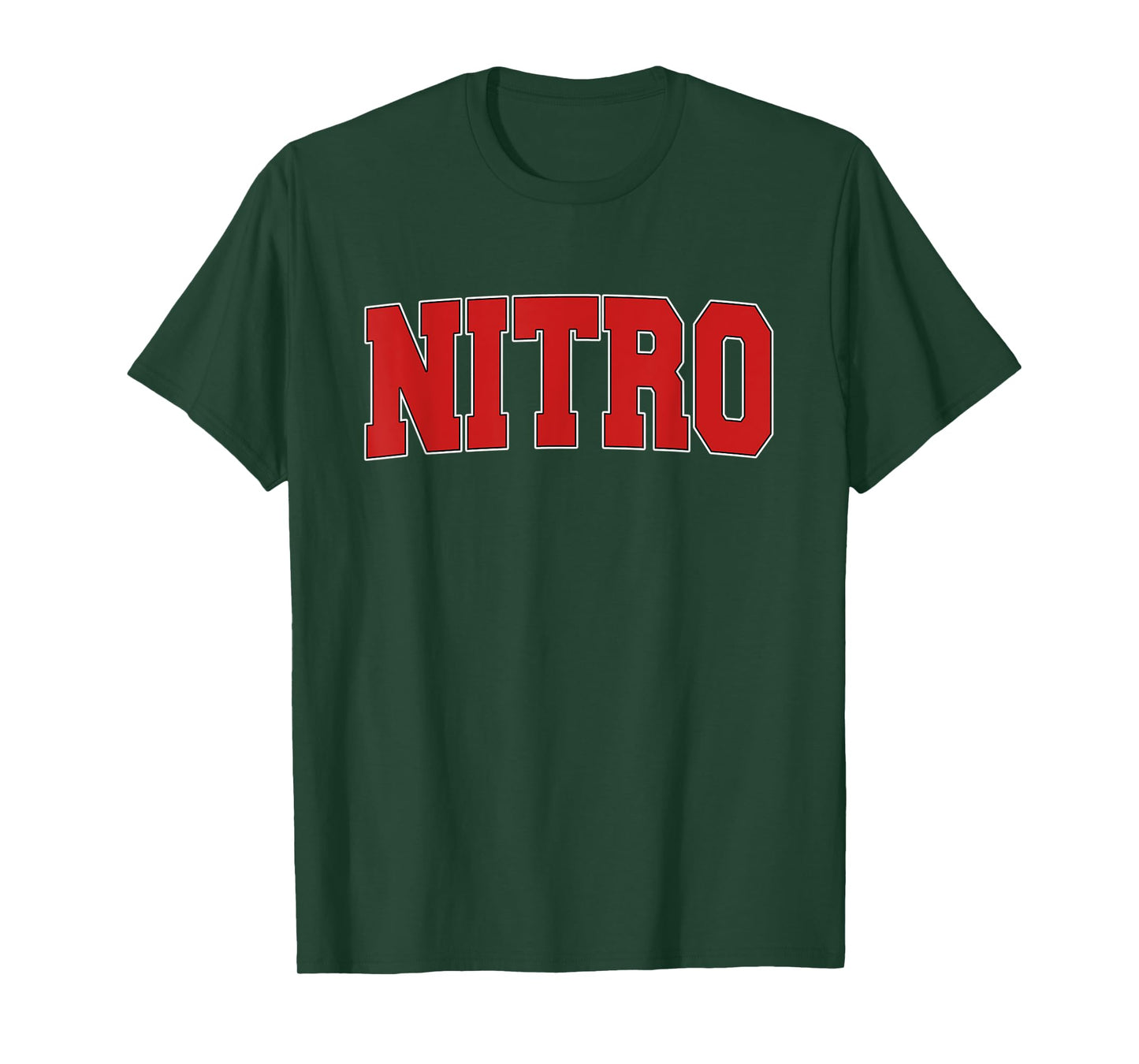 NITRO WV WEST VIRGINIA Varsity Style USA Vintage Sports T-Shirt