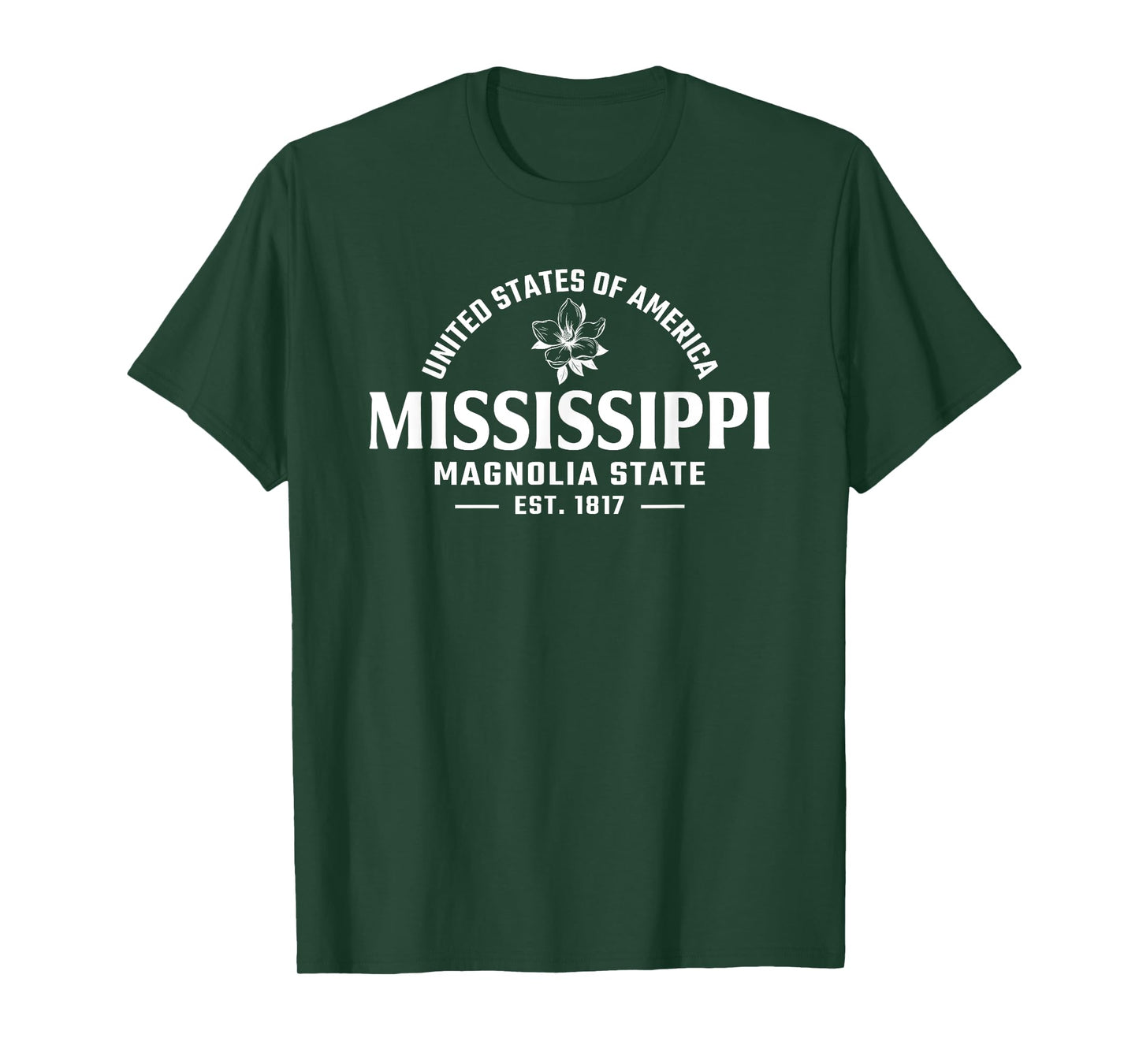 Mississippi - The Magnolia State - Throwback Design Classic T-Shirt