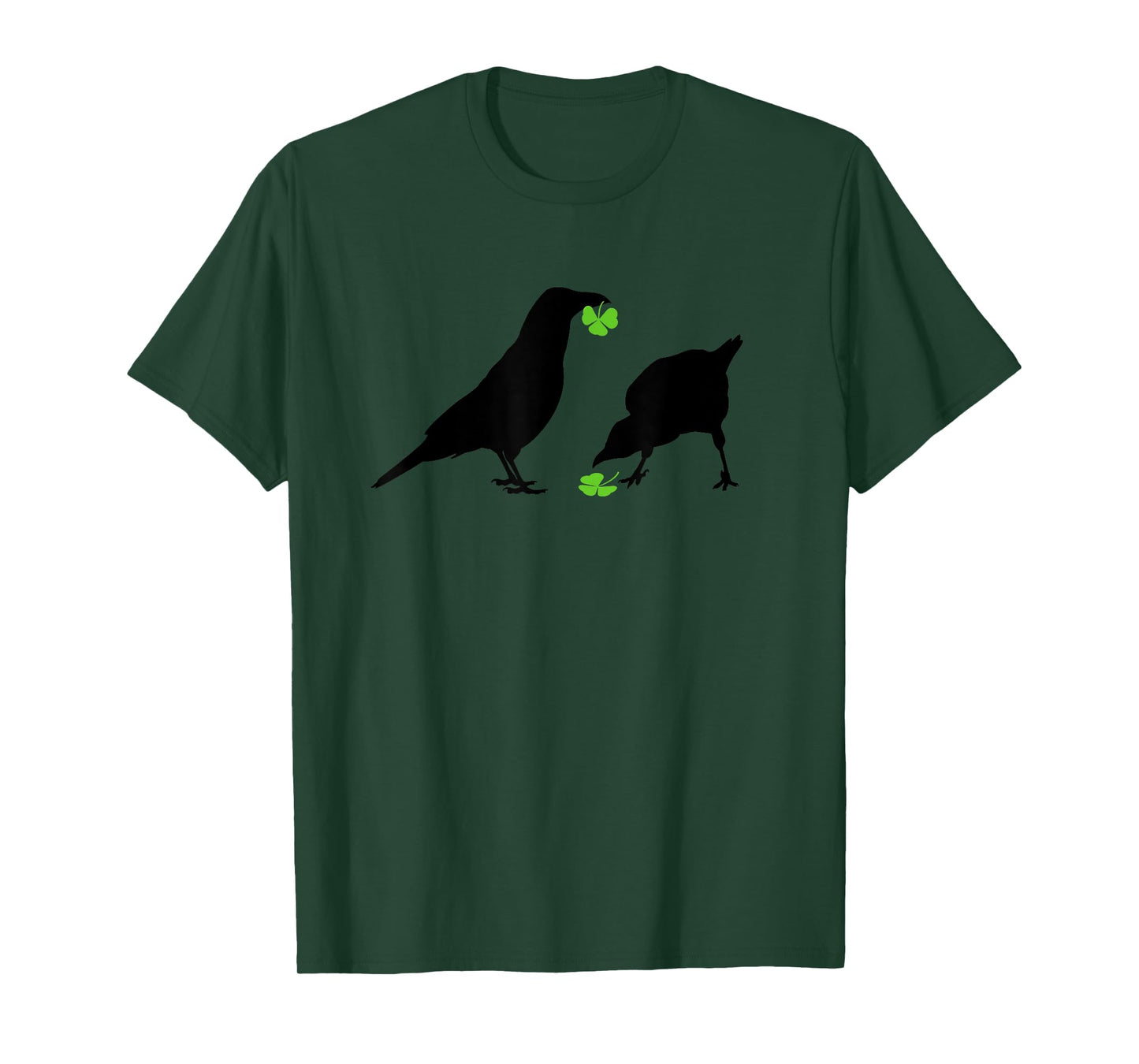 Saint Patrick's Day Shamrock Crows for Bird Lovers T-Shirt