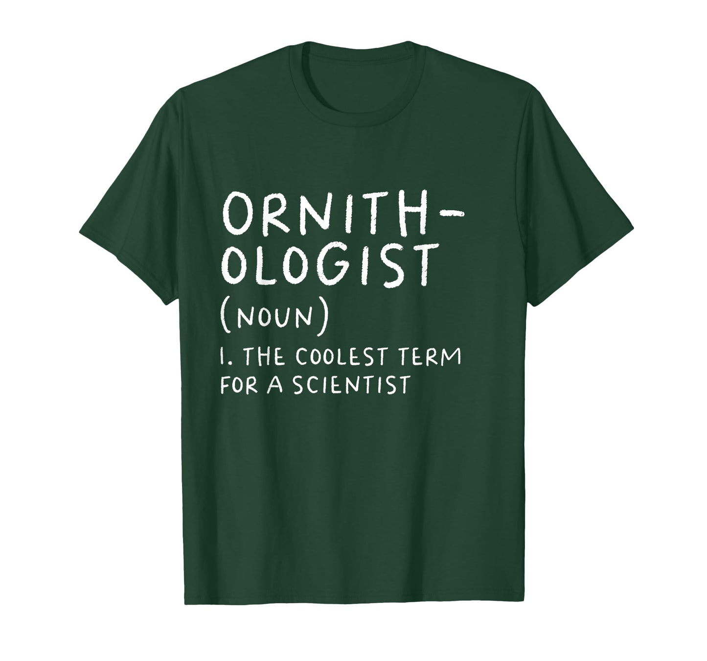 Ornithologist Definition Bird Scientist Science Teacher Men Women Girls Kids T-Shirt
