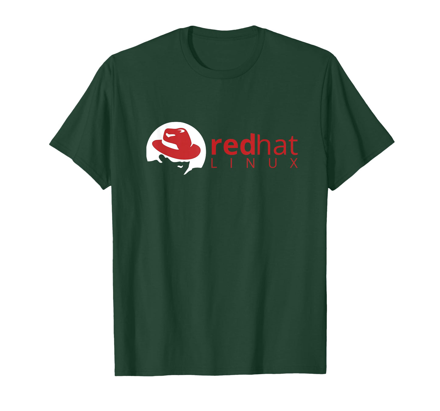 Linux Red Hat Fan Tee Tux Penguin Open Source OS lover T-Shirt