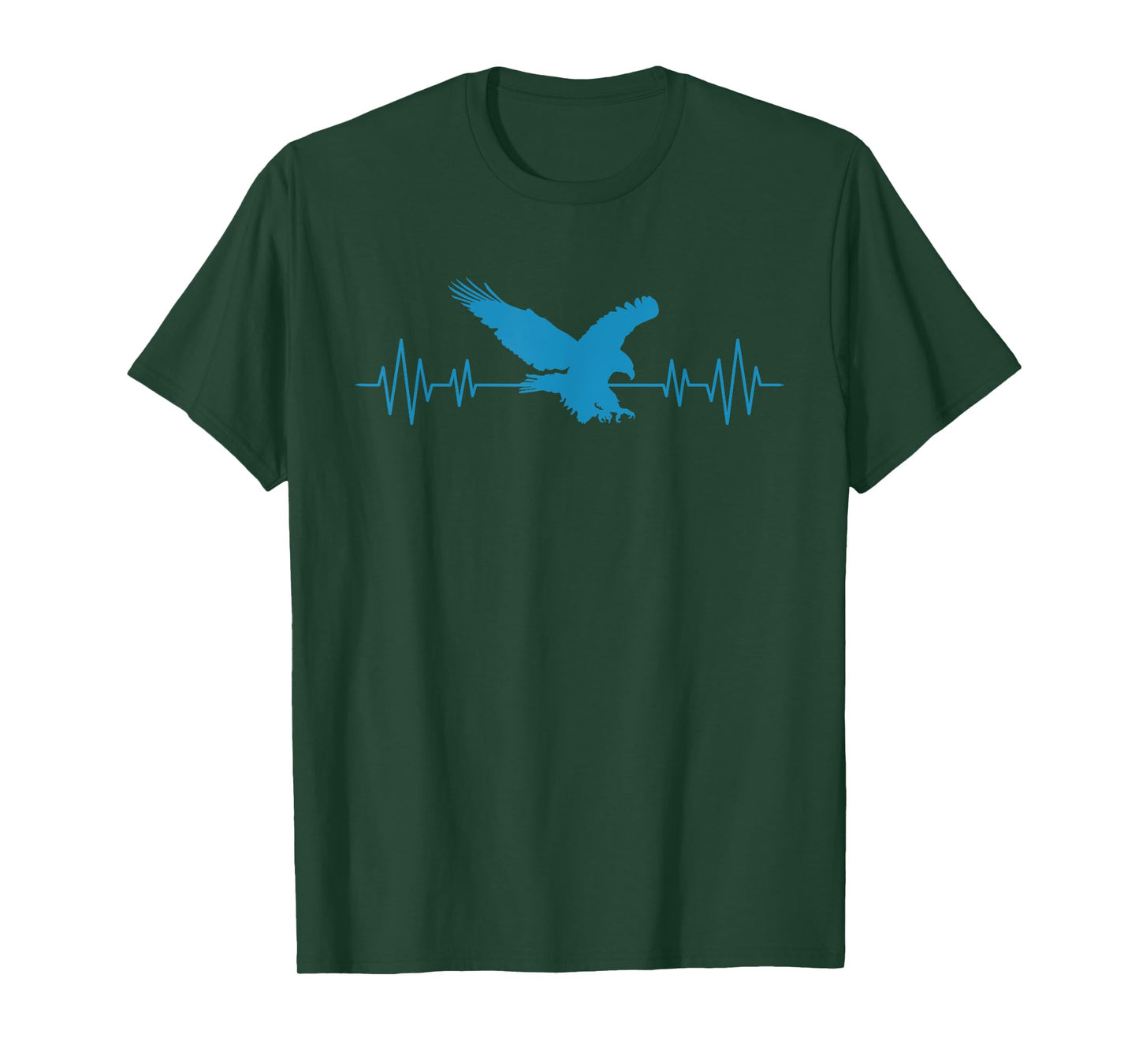 Great USA Eagle Heartbeat Funny American Bird Gift Men Women T-Shirt