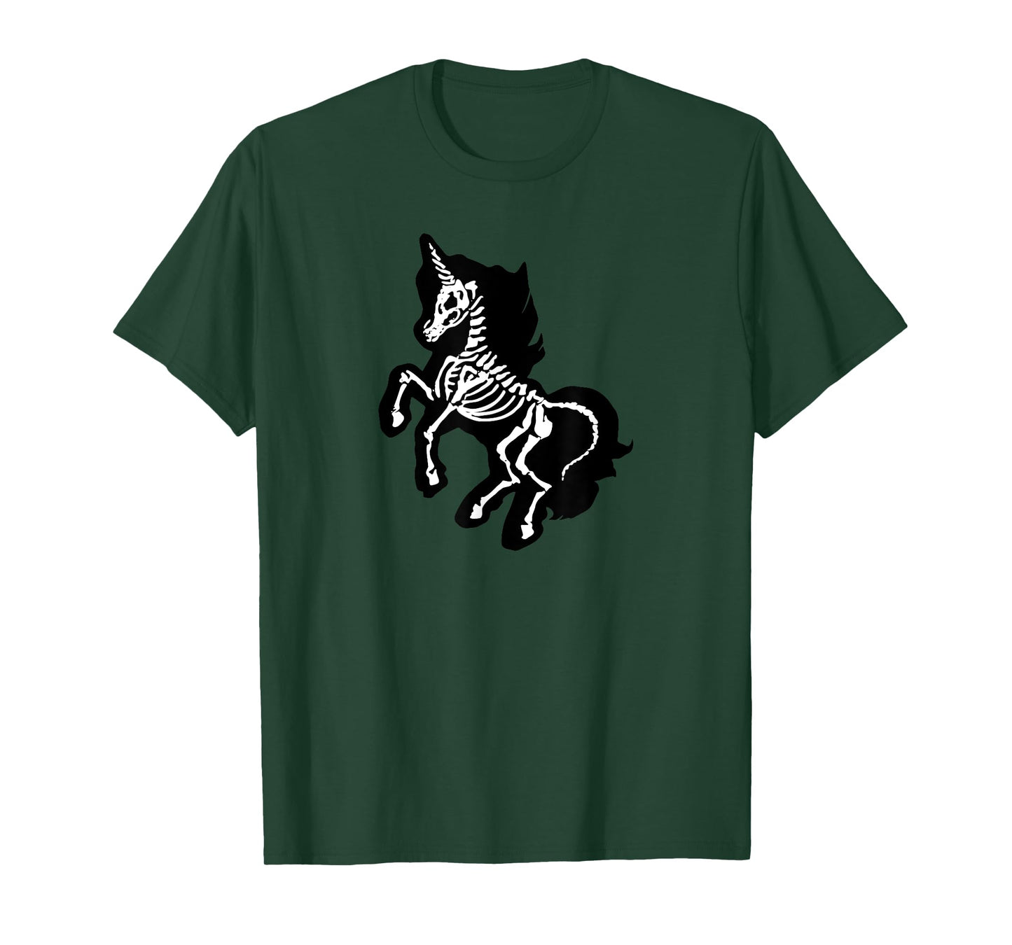 Gothic Unicorn Skeleton Kawaii Alternative Goth T-Shirt