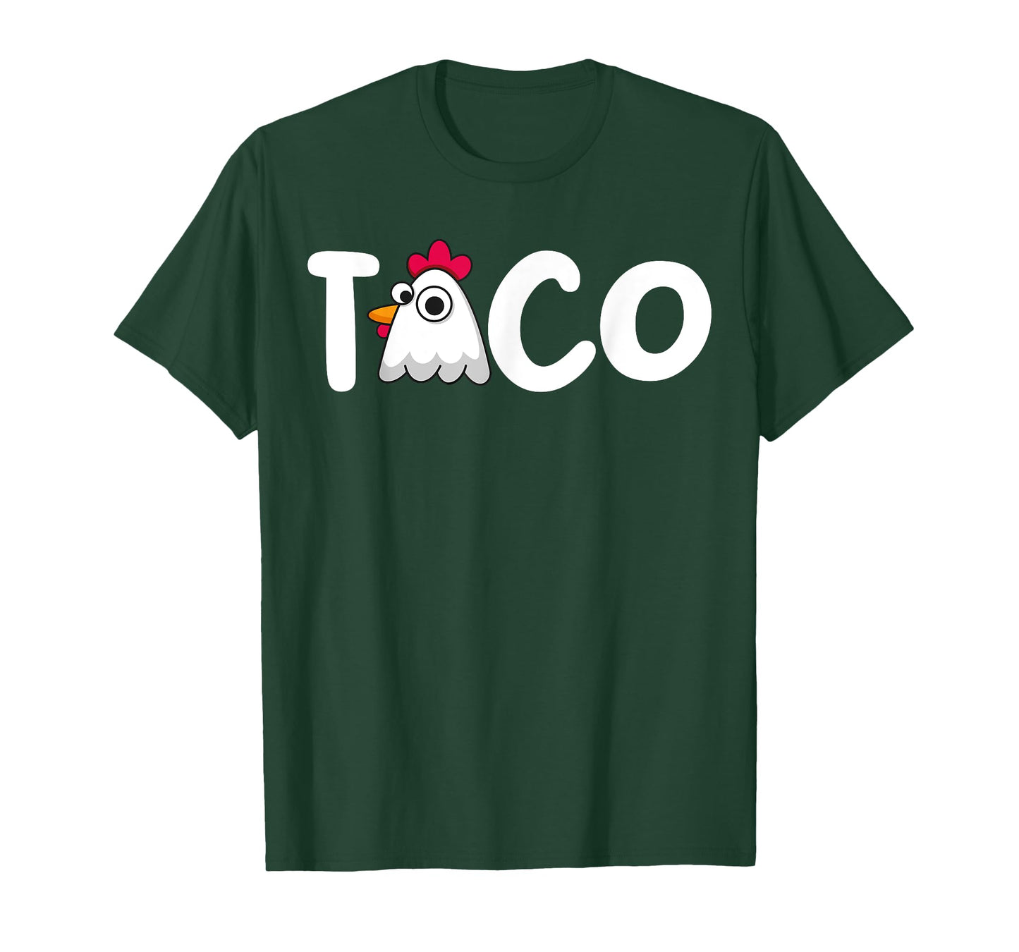 Funny Taco always chickens out meme American politics gag T-Shirt