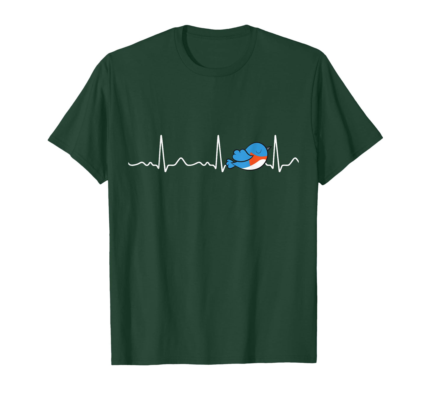 Bluebird Lover Bluebird Heartbeat Cute Bluebird T-Shirt