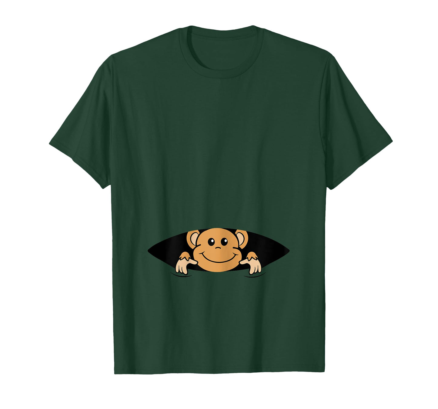 Pregnancy Announce Design with Monkey Ape Mom Pregnant T-Shirt