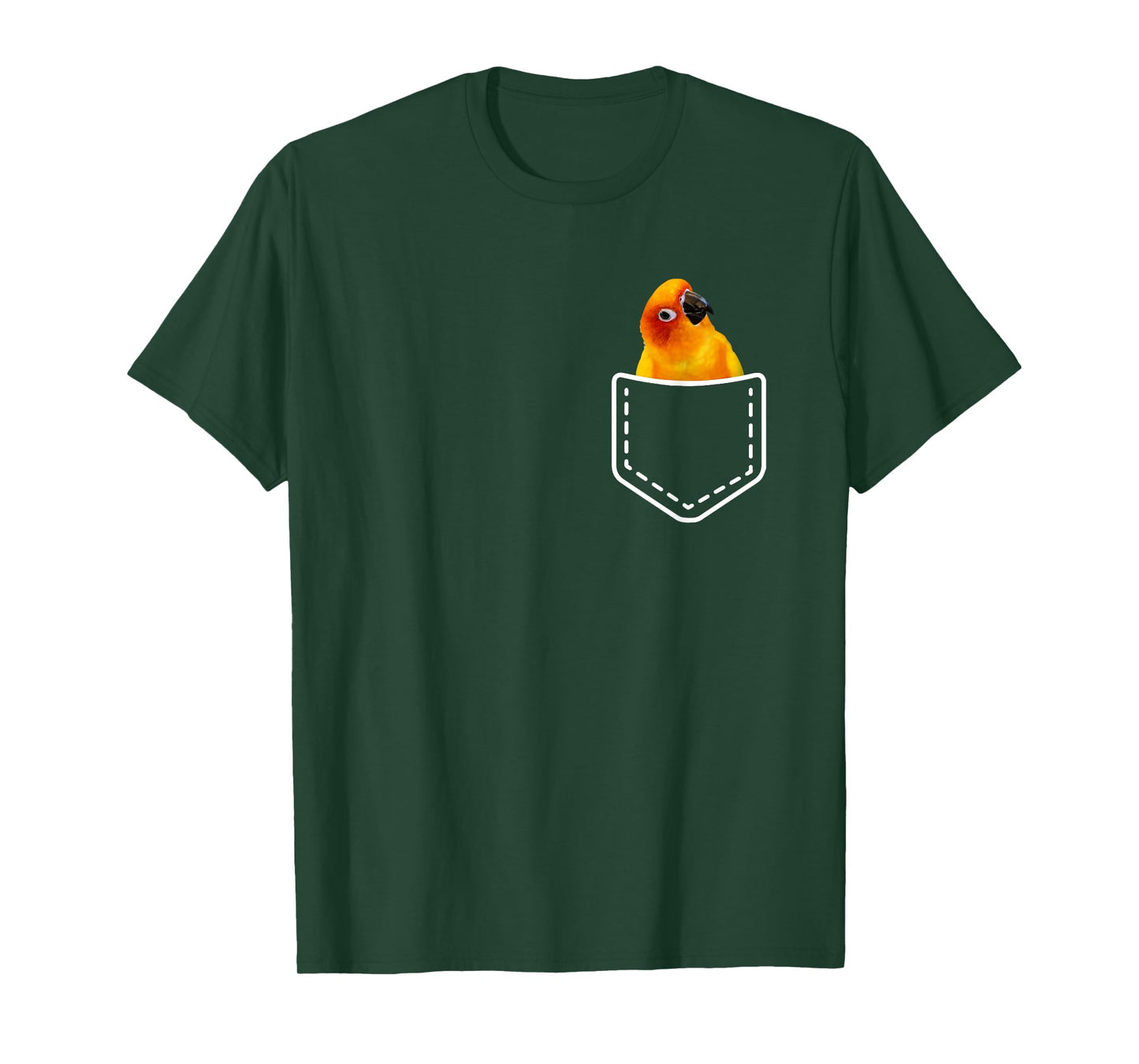 Pocket Sun Conure Apparel For Sun Conure Parrot Birds Lovers T-Shirt