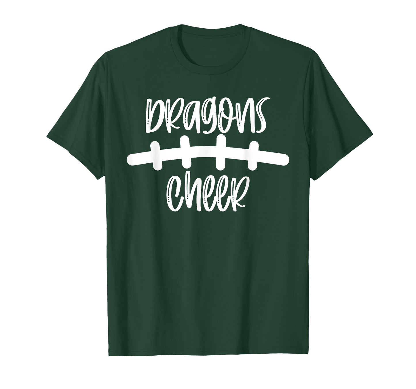 Dragons Cheer School Spirit Football Team Mascot Game Night T-Shirt
