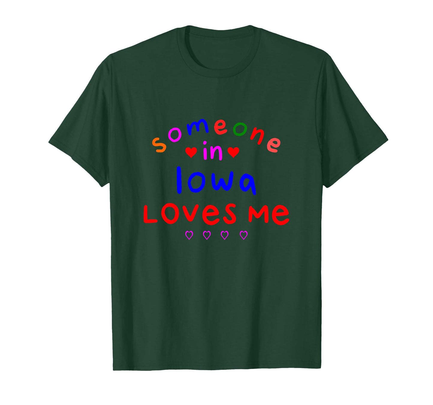 Someone in Iowa Loves Me Kids Boys Girls T-Shirt