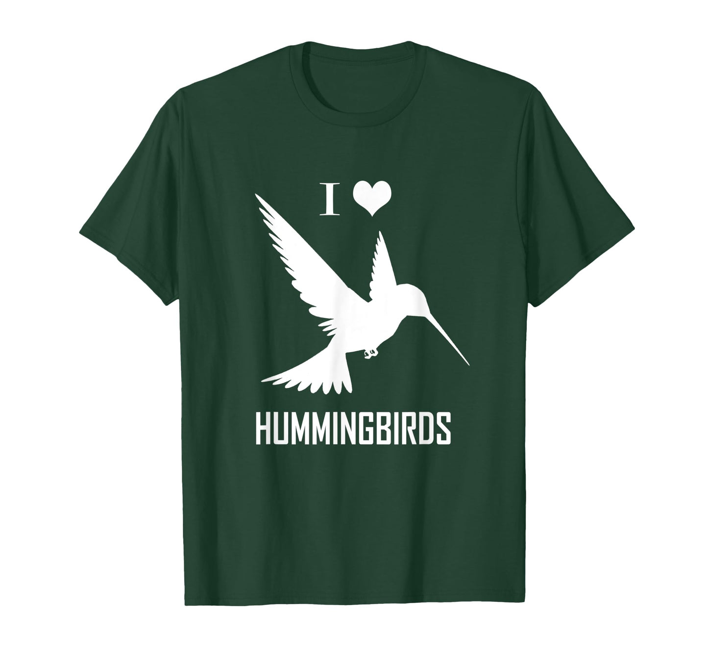 I Love Hummingbirds T-Shirt Bird Lover Humming Birds T-Shirt