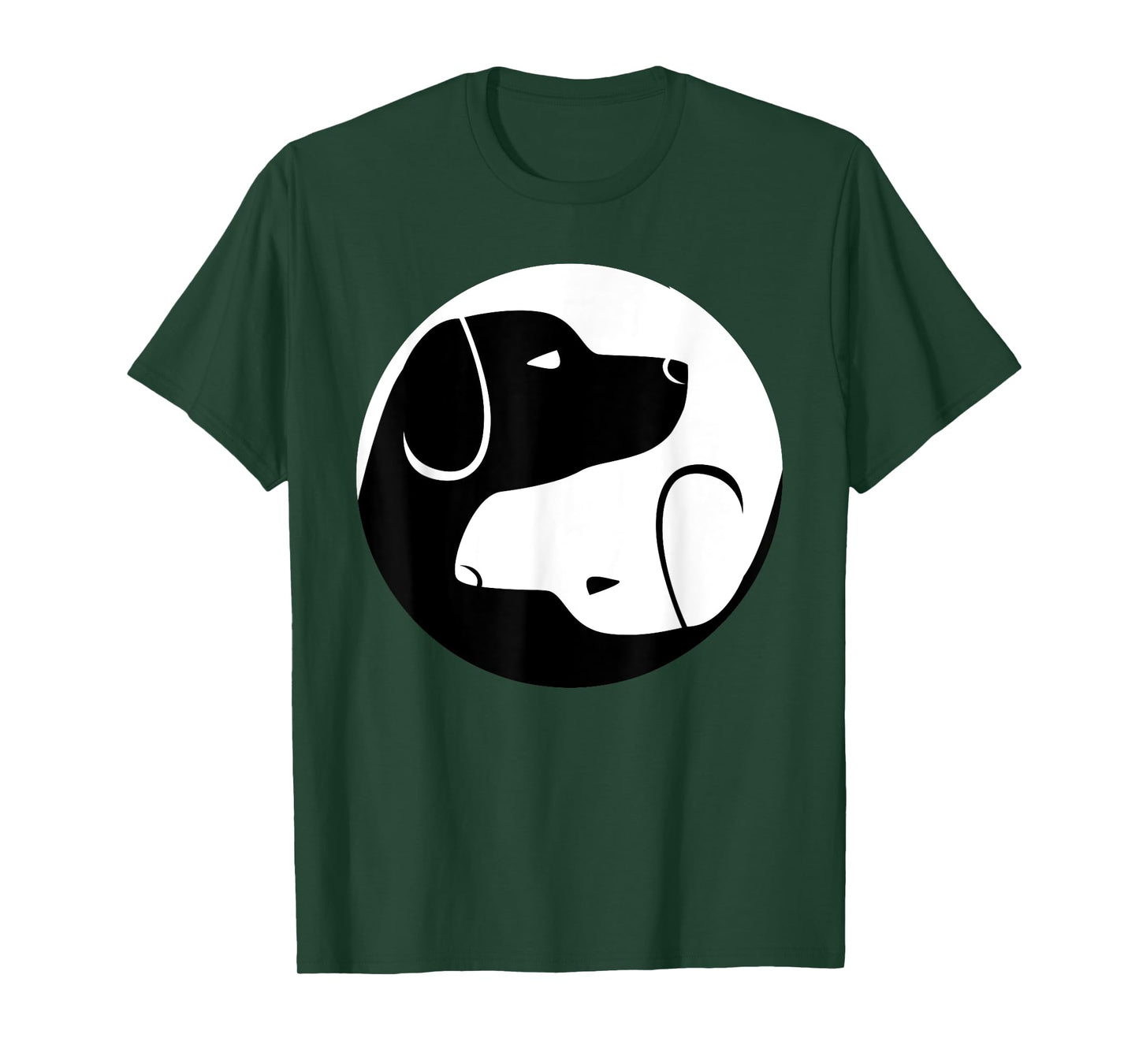 Cute Sweet Black and White Labrador Yin Yang Shirt Gift T-Shirt