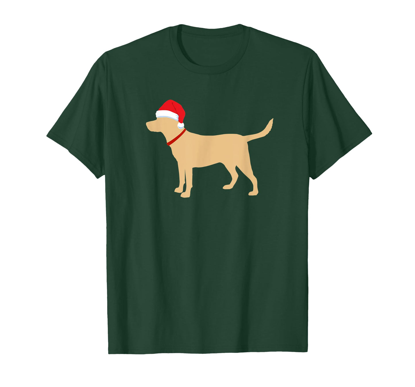 Yellow Lab Sweatshirt Santa Hat Cute Labrador Christmas Gift T-Shirt