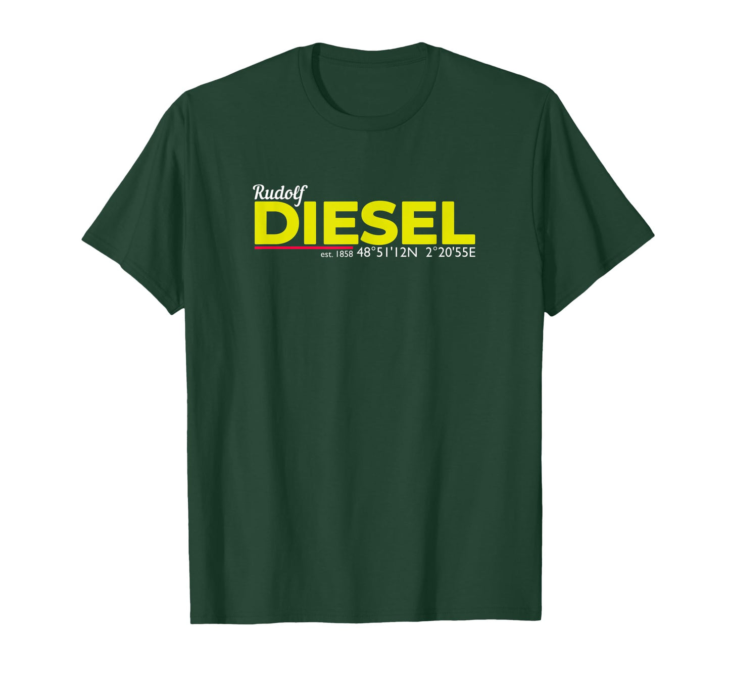 Rudolf Diesel 1858 I Diesel Tuning Diesel Engine I Diesel Tank T-Shirt