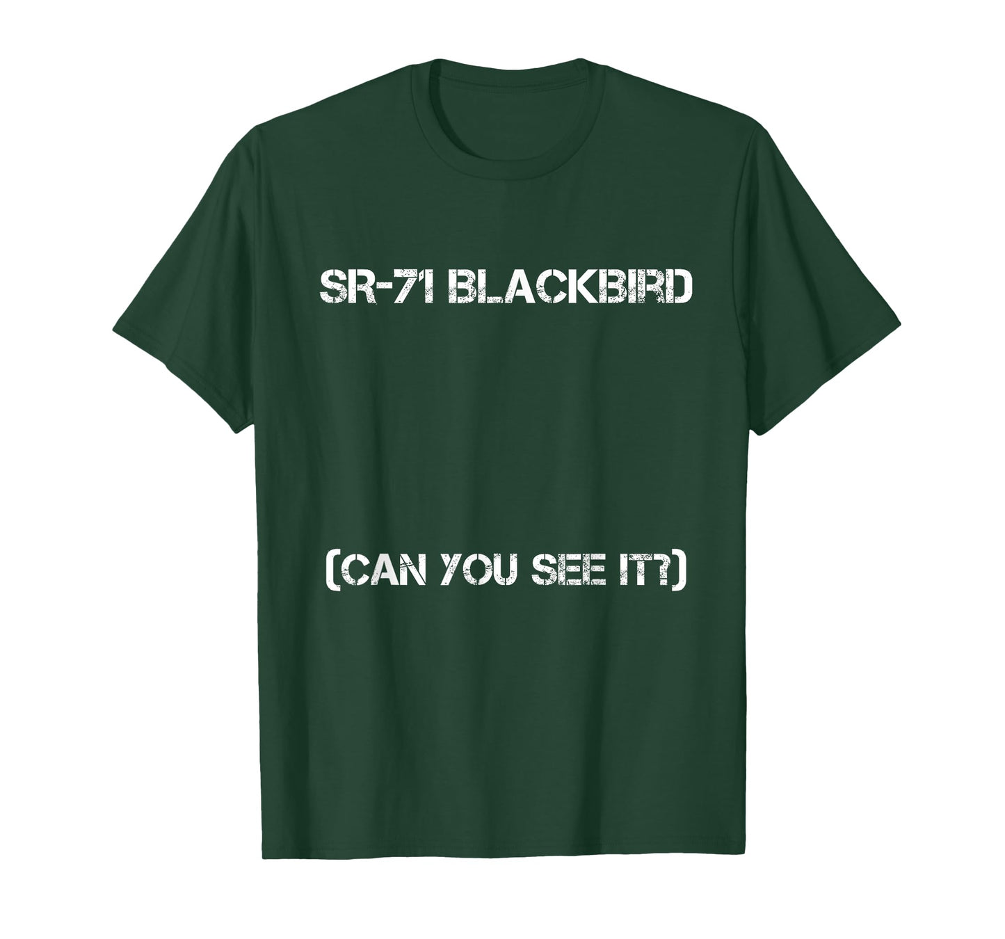 SR-71 Blackbird Blueprint Air Force Military Jet T-Shirt