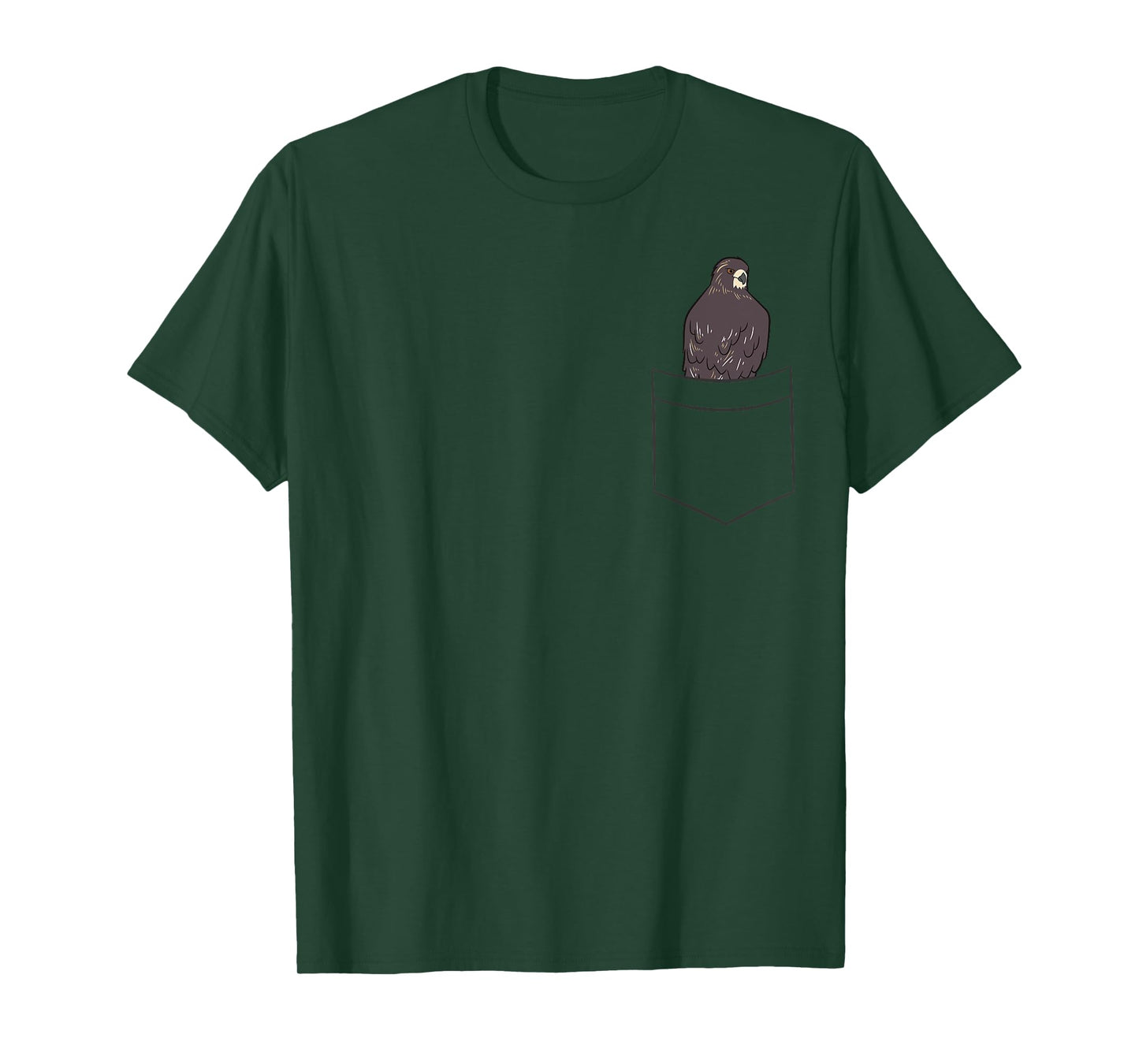 Red Tailed Hawk In a Pocket Birder Red Tailed Hawk T-Shirt