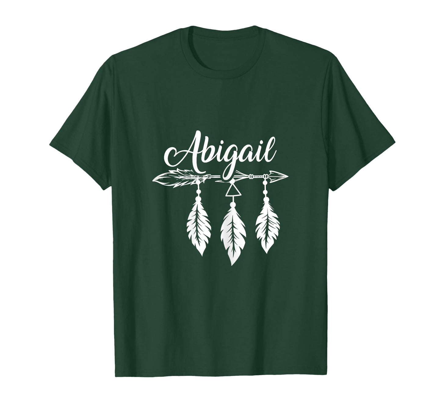 Feather Name Abigail Dreamcatcher Feathers Truth Spiritual T-Shirt