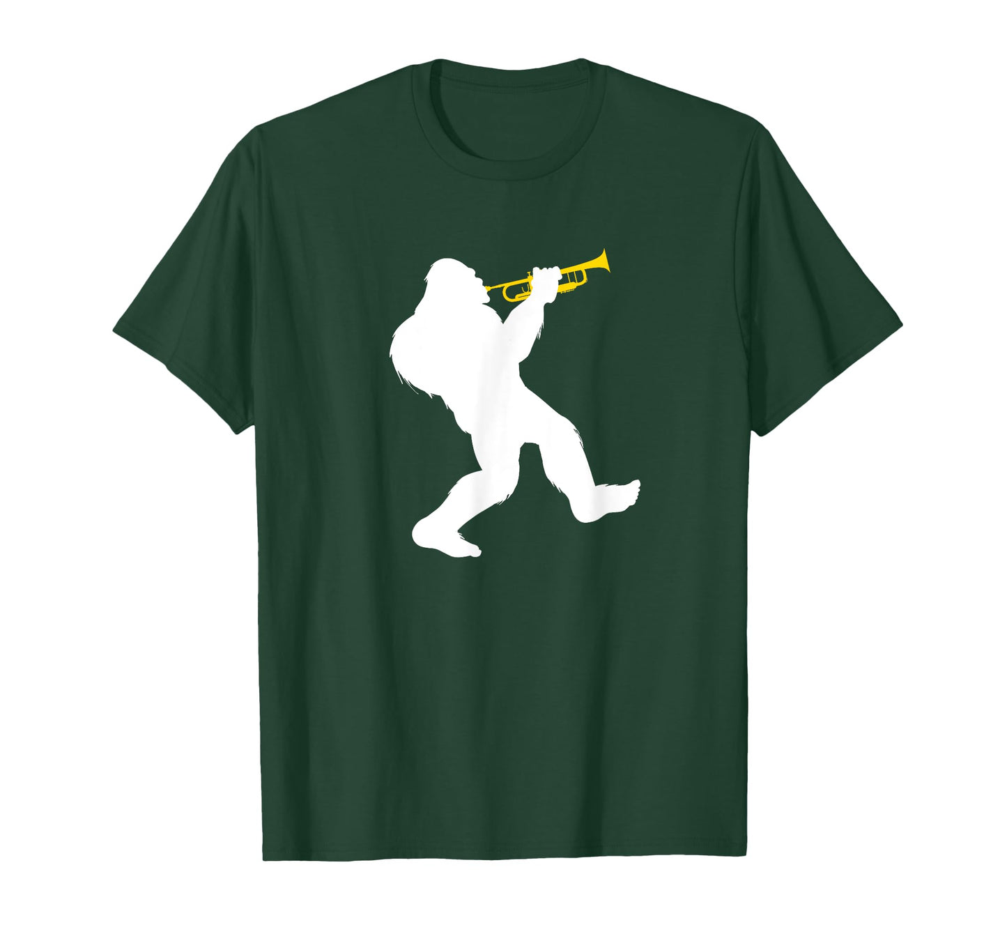 Bigfoot playing a trumpet T-Shirt
