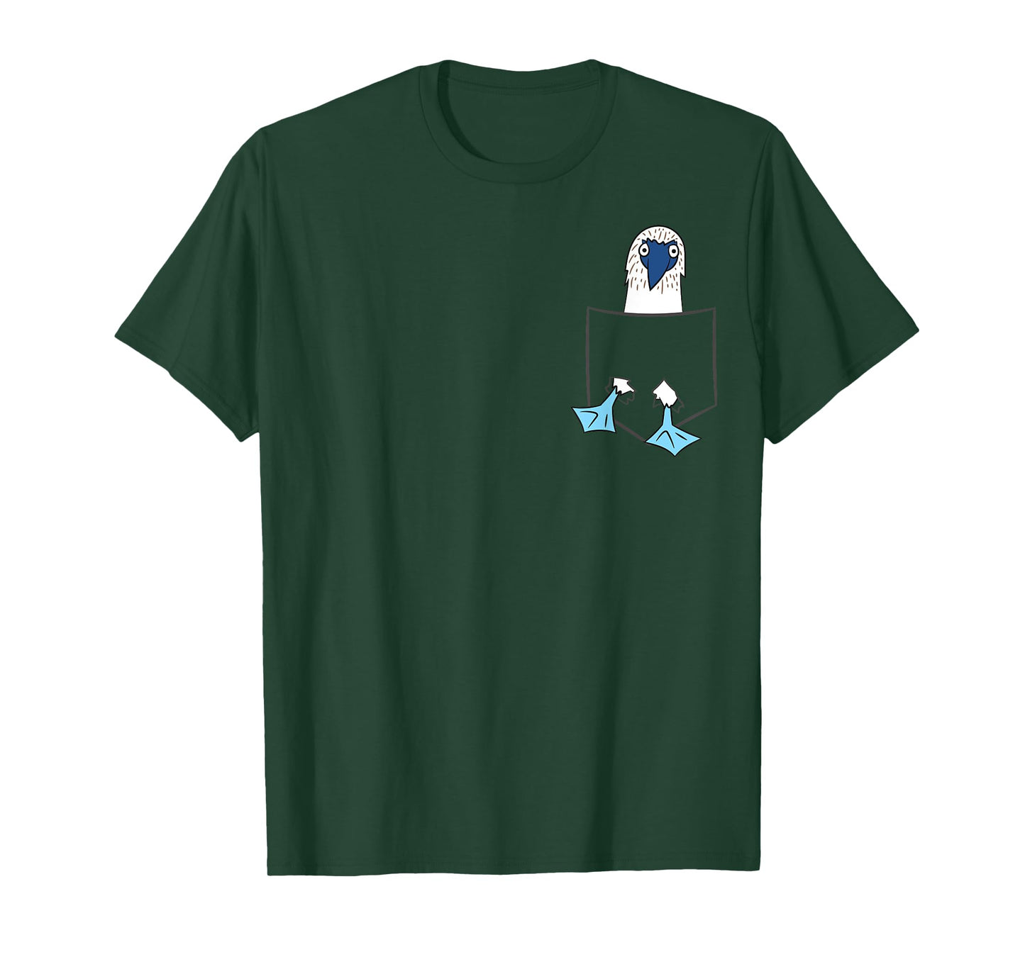 Blue Foot Booby In The Pocket Bird Cute Blue-Footed Booby T-Shirt