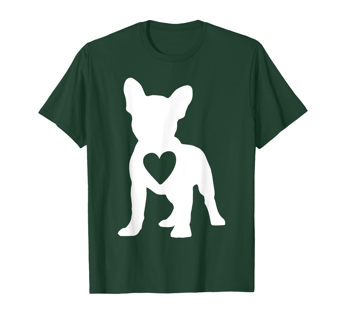 Love Frenchie Dogs Heart French Bulldog Dog Owner Gift Ideas T-Shirt
