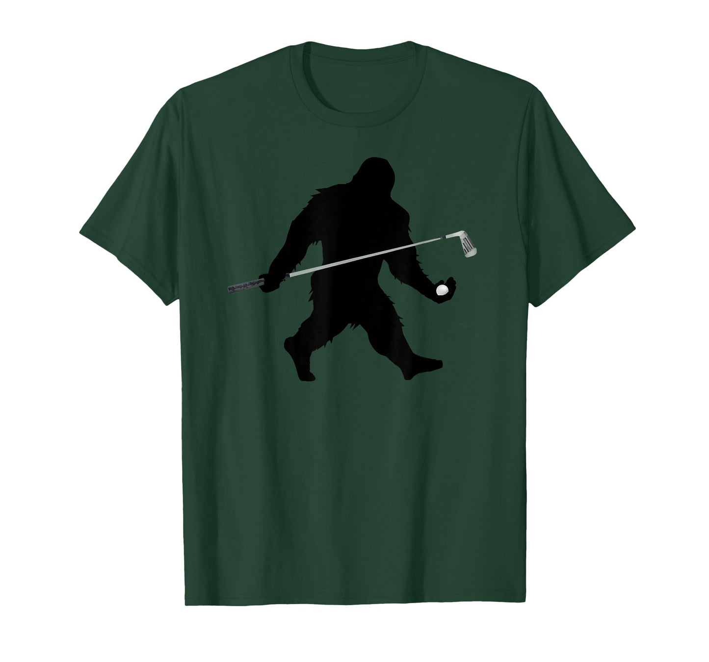 Sasquatch Golf Club & Ball T-Shirt Funny Golfer Gift Idea T-Shirt
