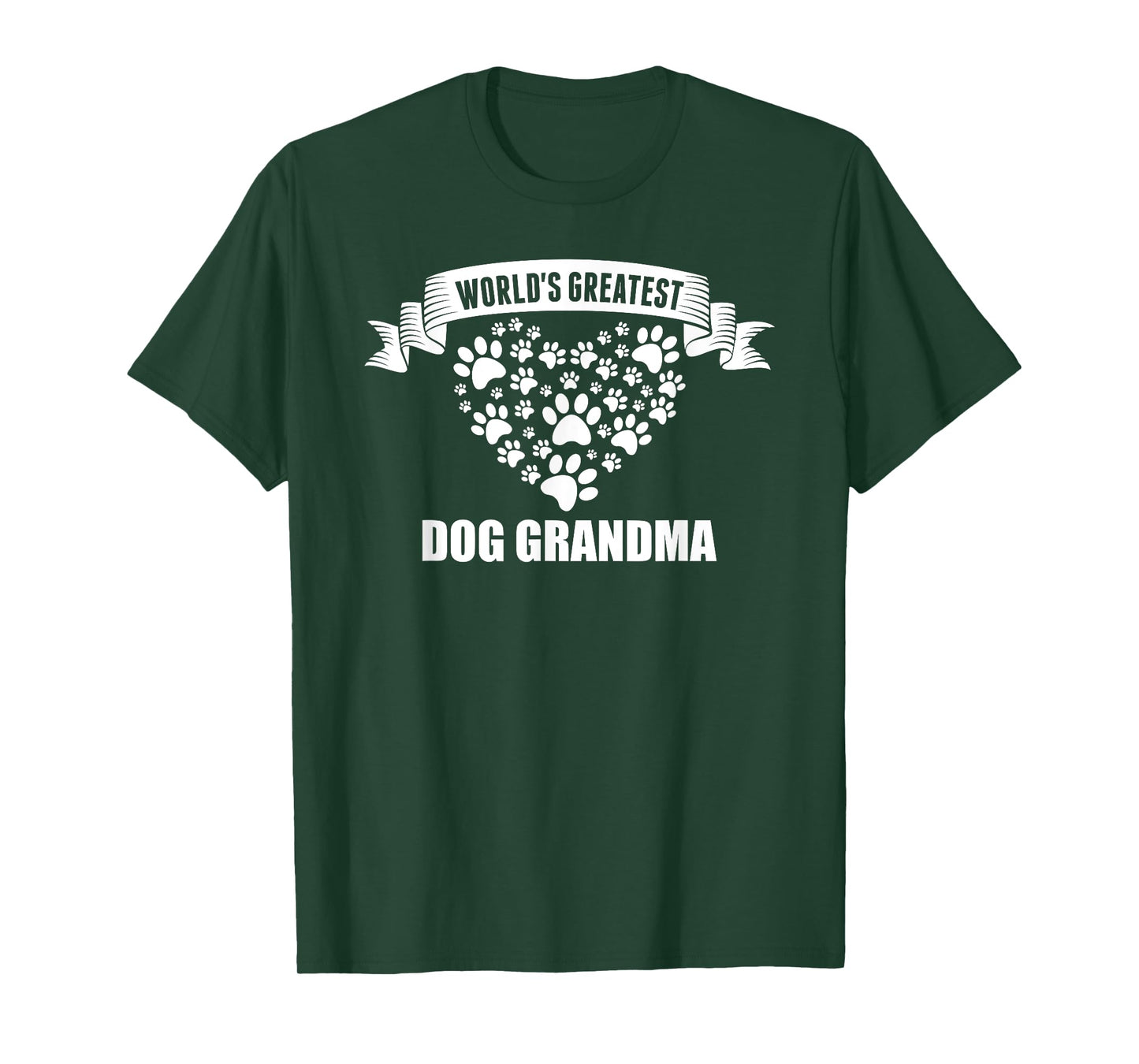 World's Greatest Dog Grandma Fur Babies Paws T Shirt T-Shirt for Men Women Girls Kids