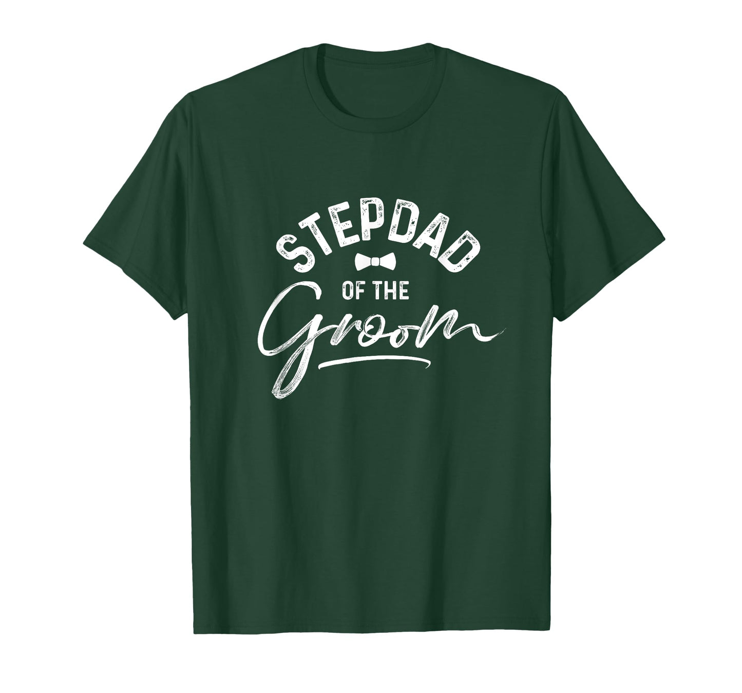 Stepdad Of The Groom Calligraphy T-shirt for Wedding Party T-Shirt