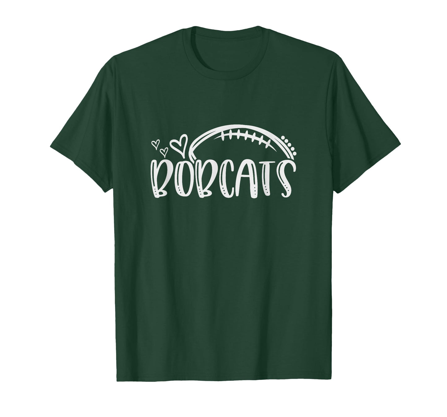 Football Bobcat School Sports Fan Team Spirit T-Shirt