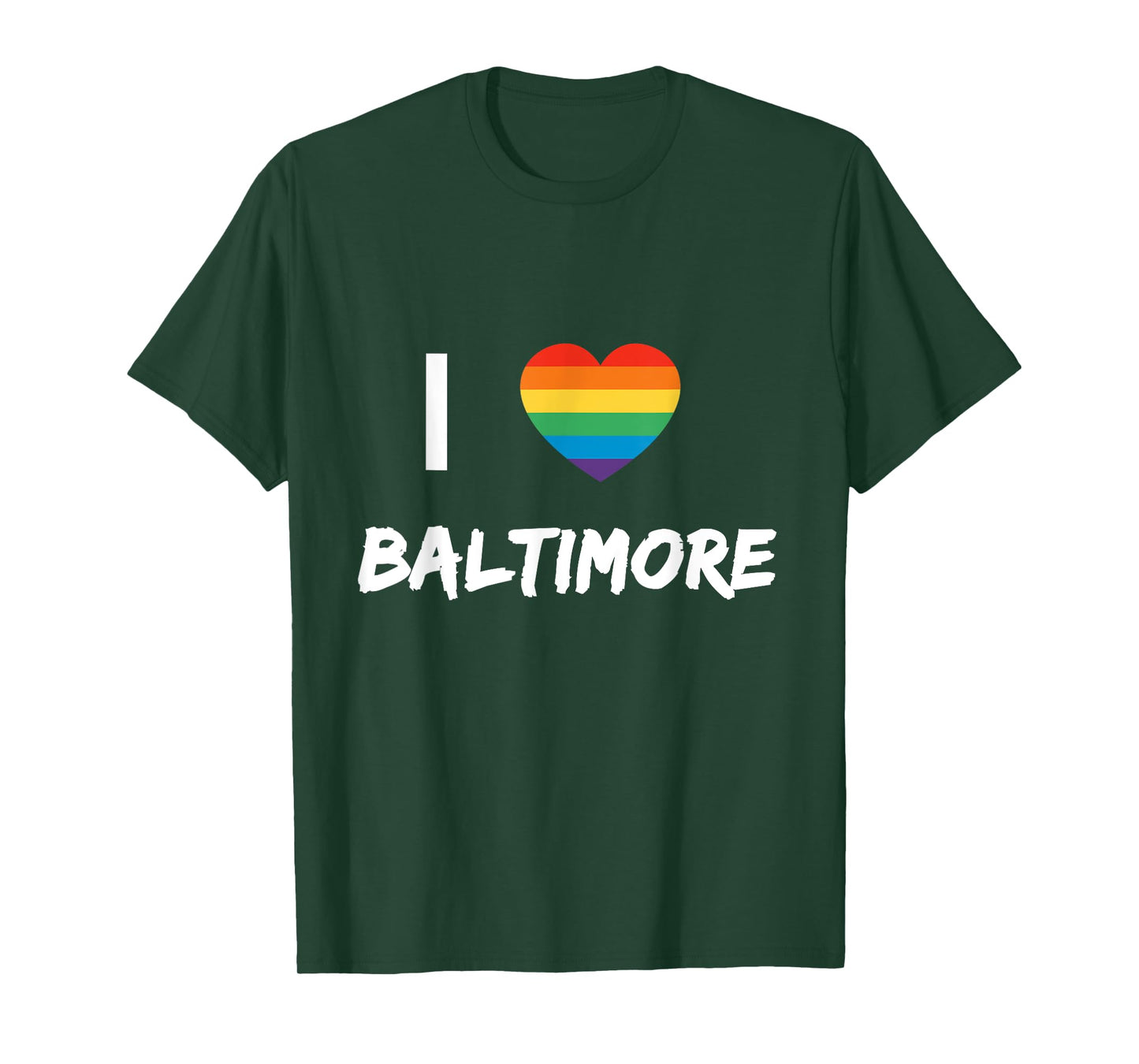 I Love Baltimore Gay Pride LBGT T-Shirt