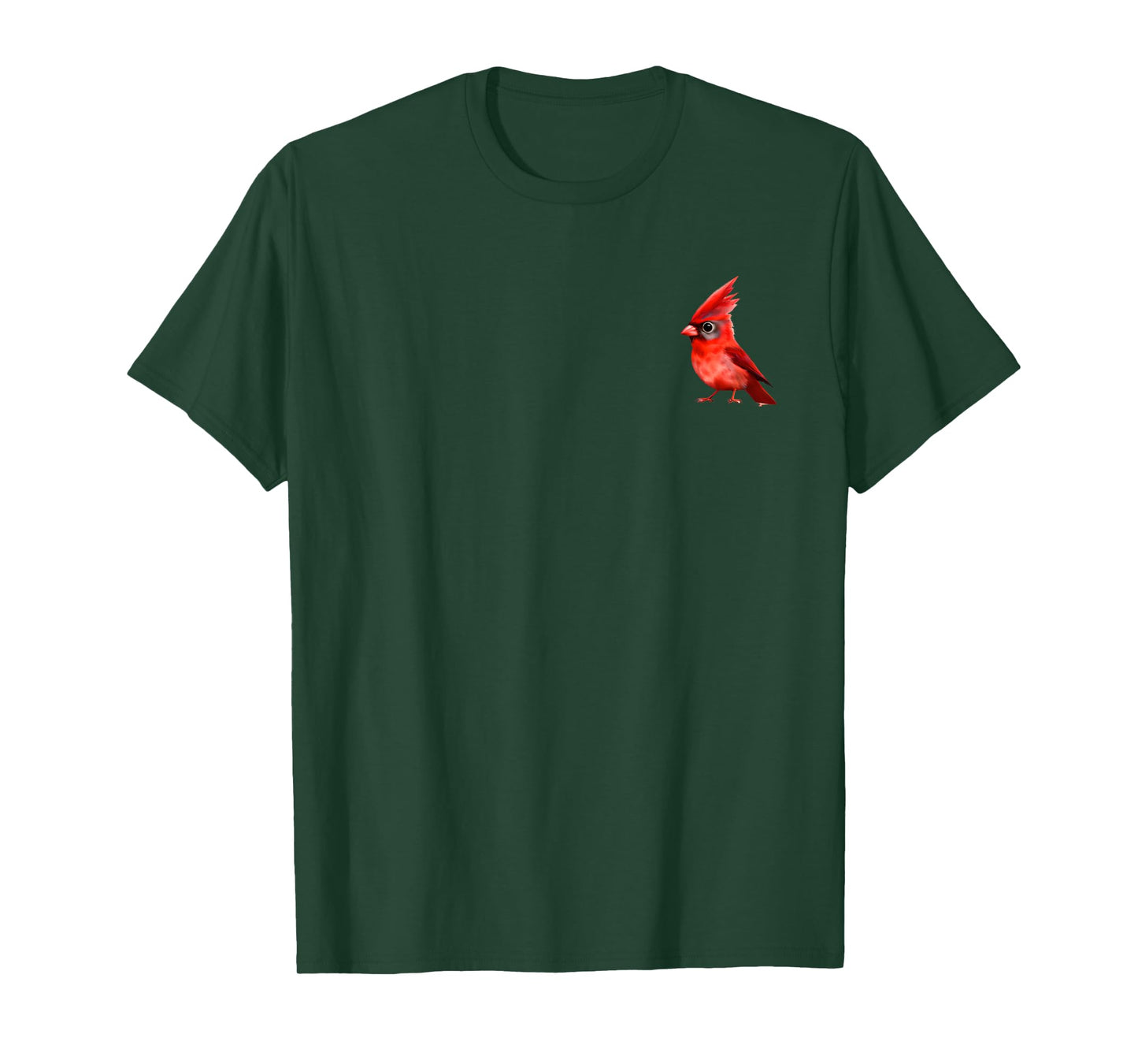 Lovely Northern Cardinal Bird Red Cardinal In Pocket T-Shirt