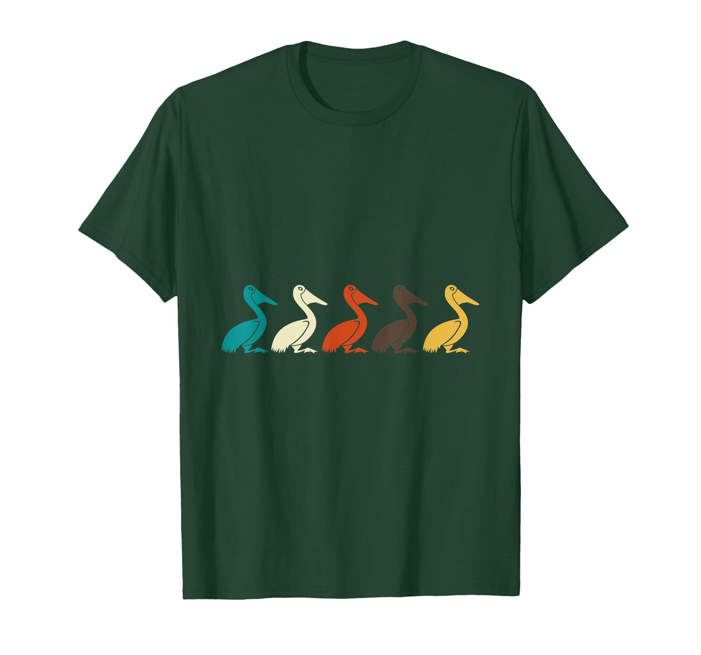 Retro Animals Pelican T-Shirt