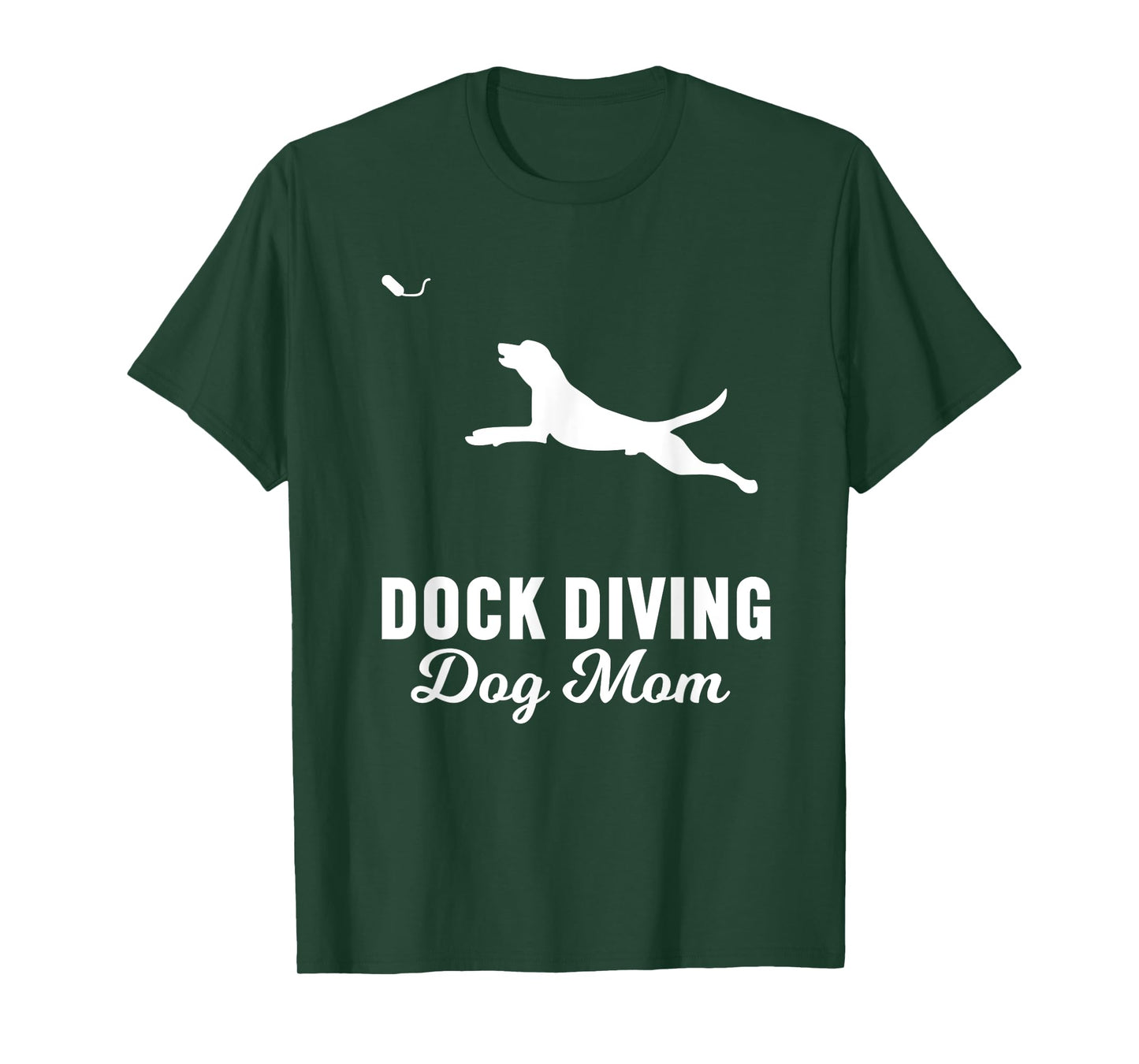 Dock Diving Dog Design for Dog Mom | Dog Jumping Swimming T-Shirt