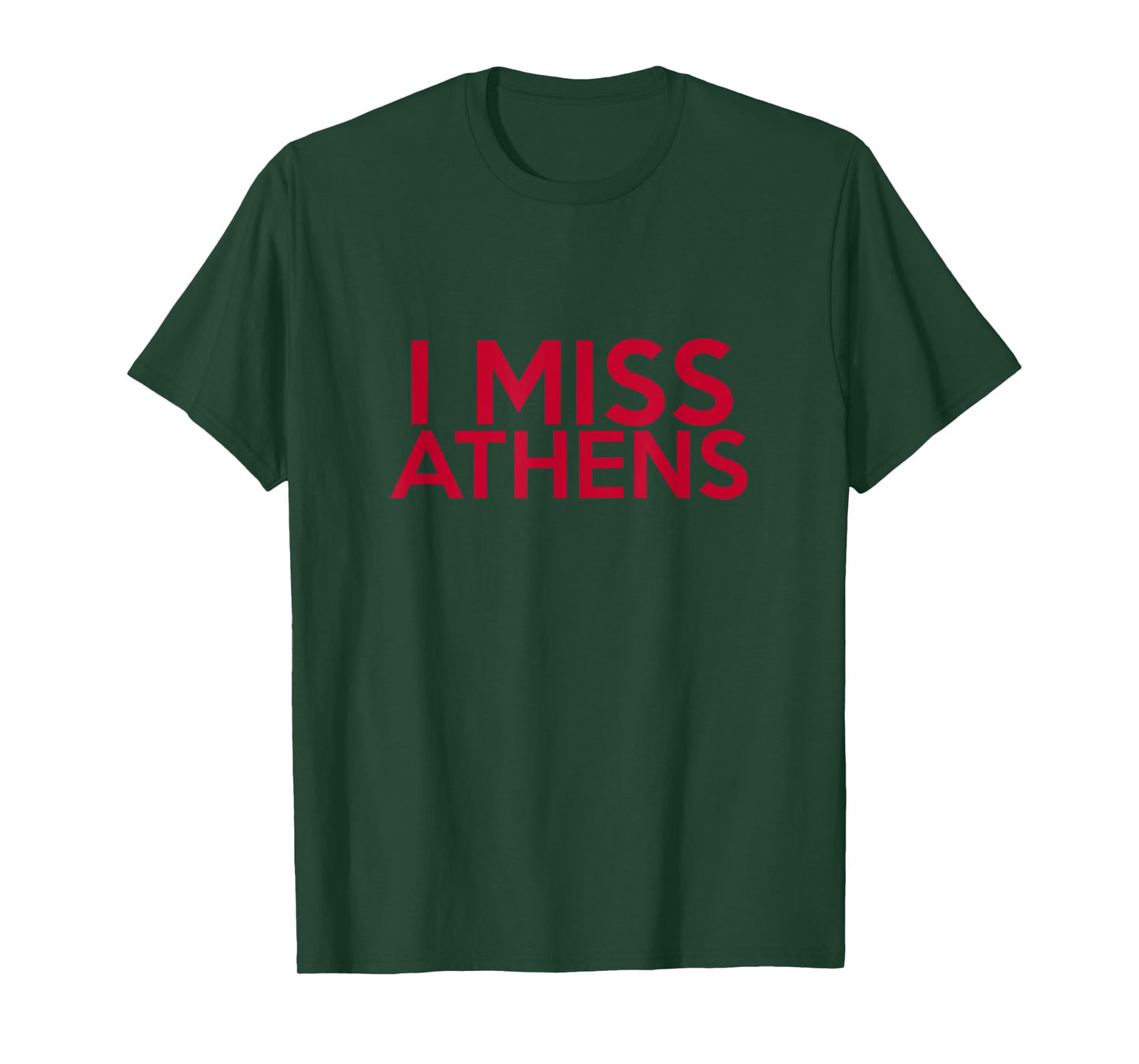 I Miss Athens College Alumni University T-Shirt