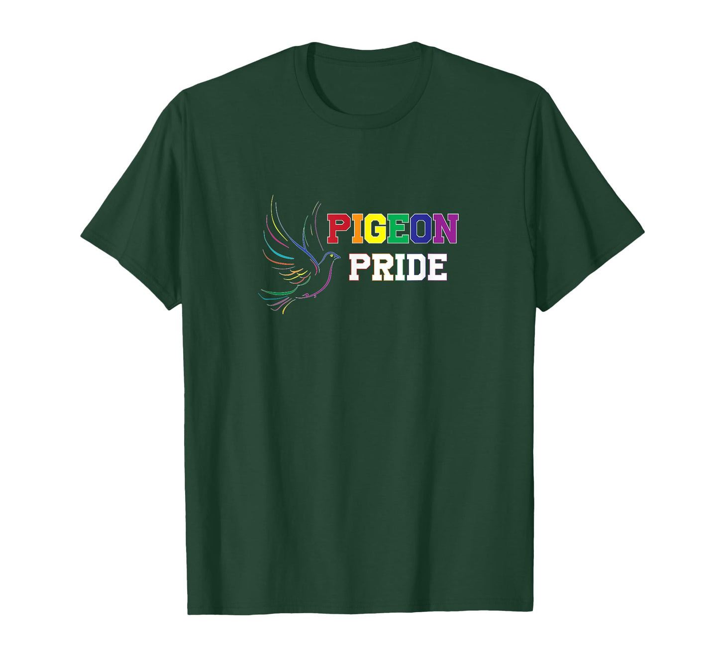 Pigeon Pride LGBTQIA Design for Pigeon Lovers T-Shirt