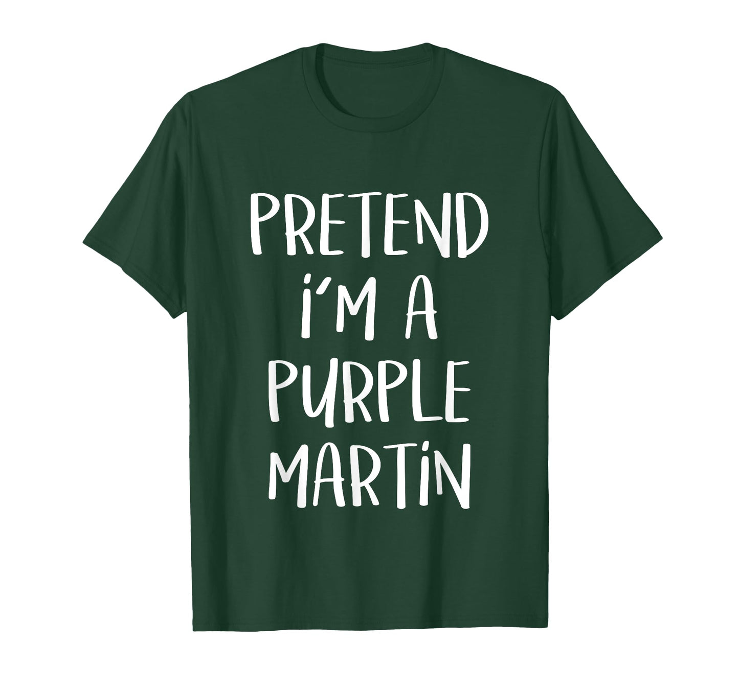 Pretend I'm A Purple Martin Costume Funny Halloween Party T-Shirt